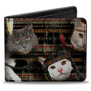 Bi-Fold Wallet - Dream Catcher Cats Bi-Fold Wallets Buckle-Down