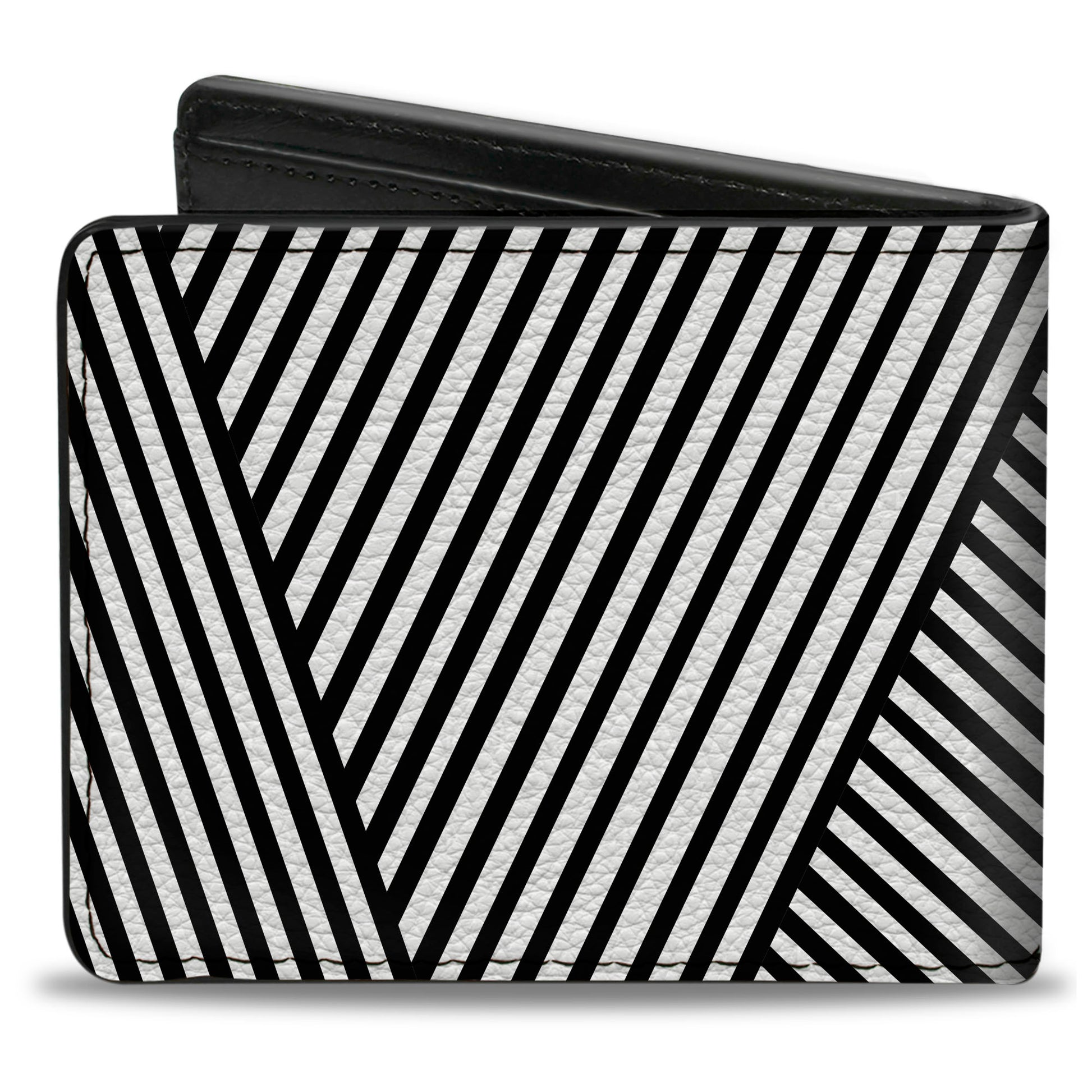 Bi-Fold Wallet - Eighties 7 Black White Bi-Fold Wallets Buckle-Down