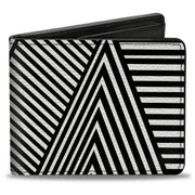 Bi-Fold Wallet - Eighties 7 Black White Bi-Fold Wallets Buckle-Down