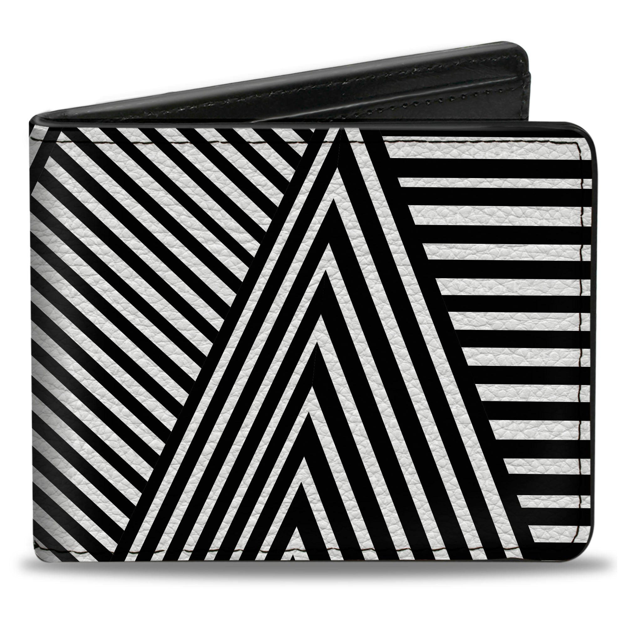 Bi-Fold Wallet - Eighties 7 Black White Bi-Fold Wallets Buckle-Down