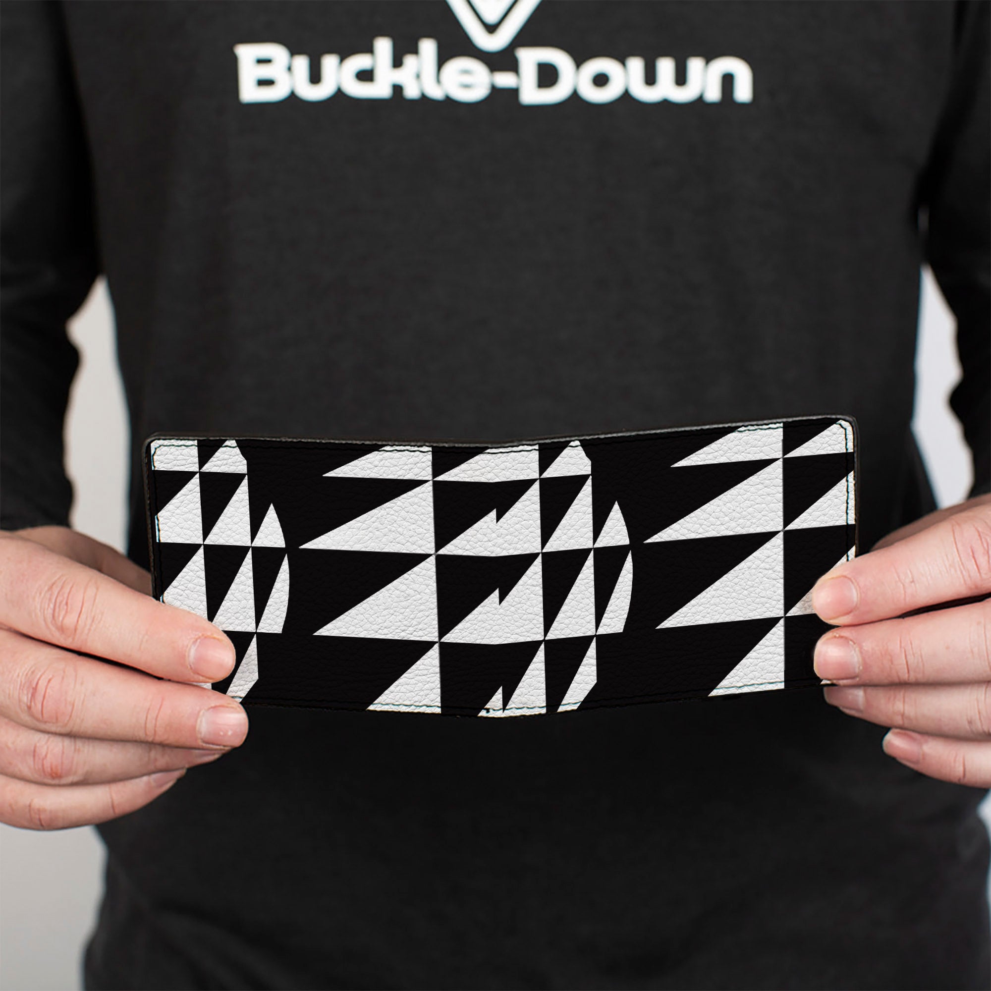 Bi-Fold Wallet - Eighties 8 Black White Bi-Fold Wallets Buckle-Down