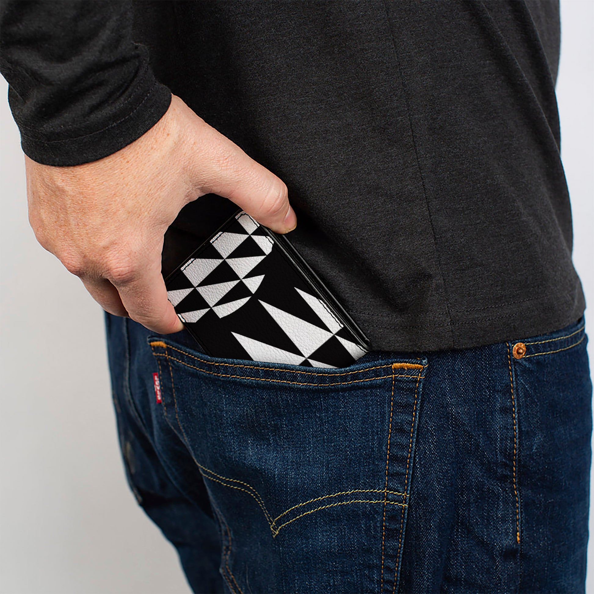 Bi-Fold Wallet - Eighties 8 Black White Bi-Fold Wallets Buckle-Down