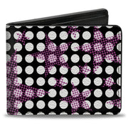 Bi-Fold Wallet - Eighties Stars1 Black White Fuchsia Bi-Fold Wallets Buckle-Down