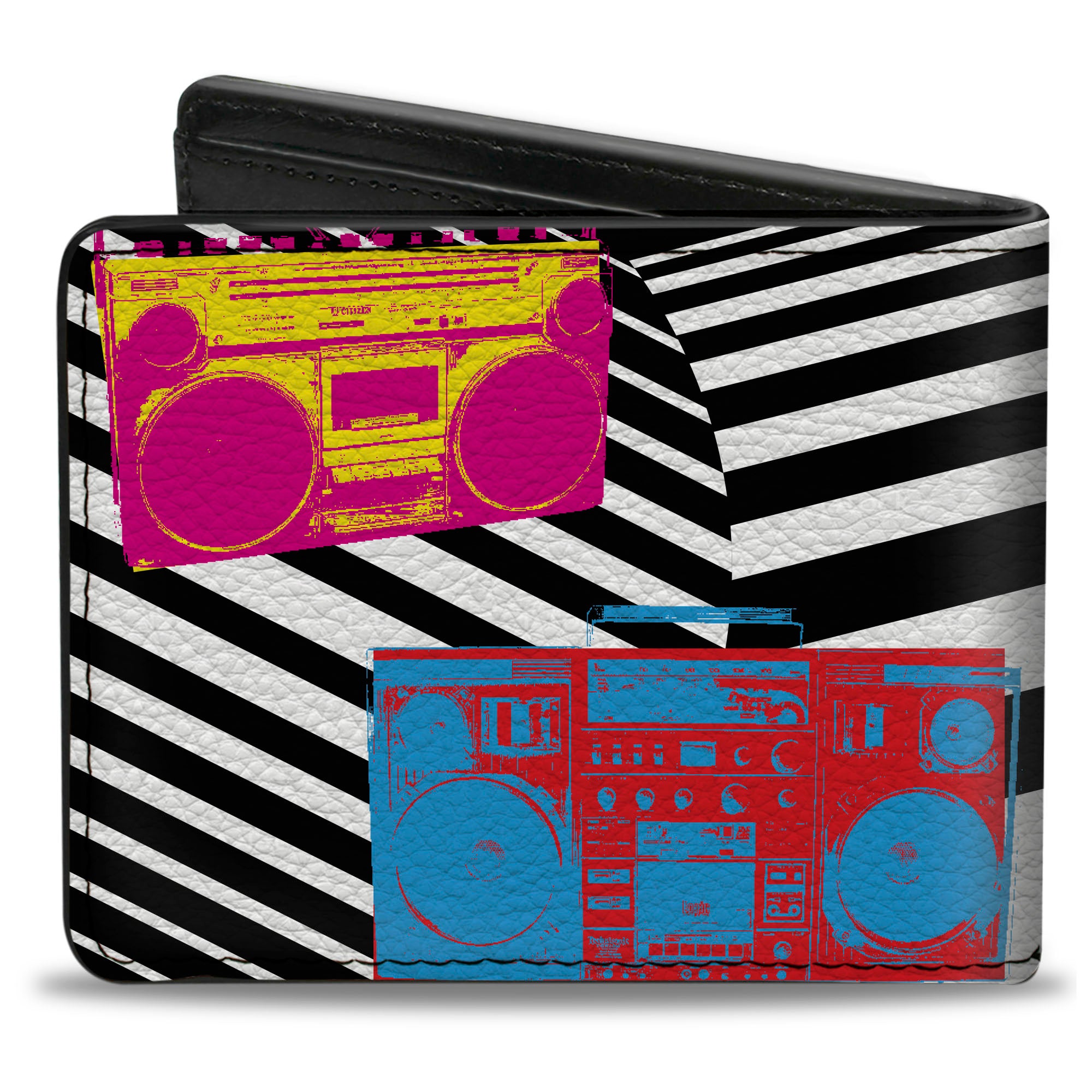 Bi-Fold Wallet - Eighties Boomboxes