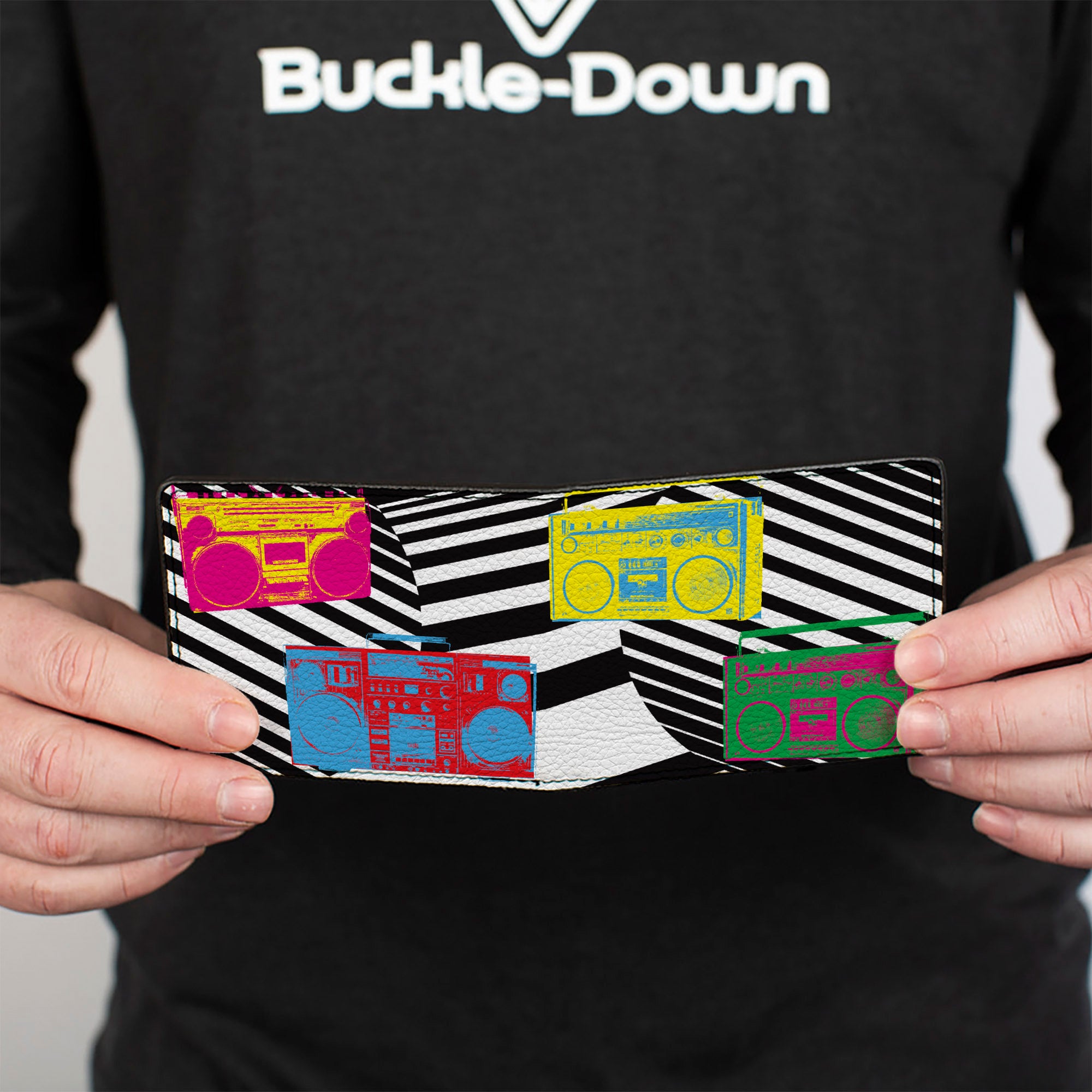 Bi-Fold Wallet - Eighties Boomboxes