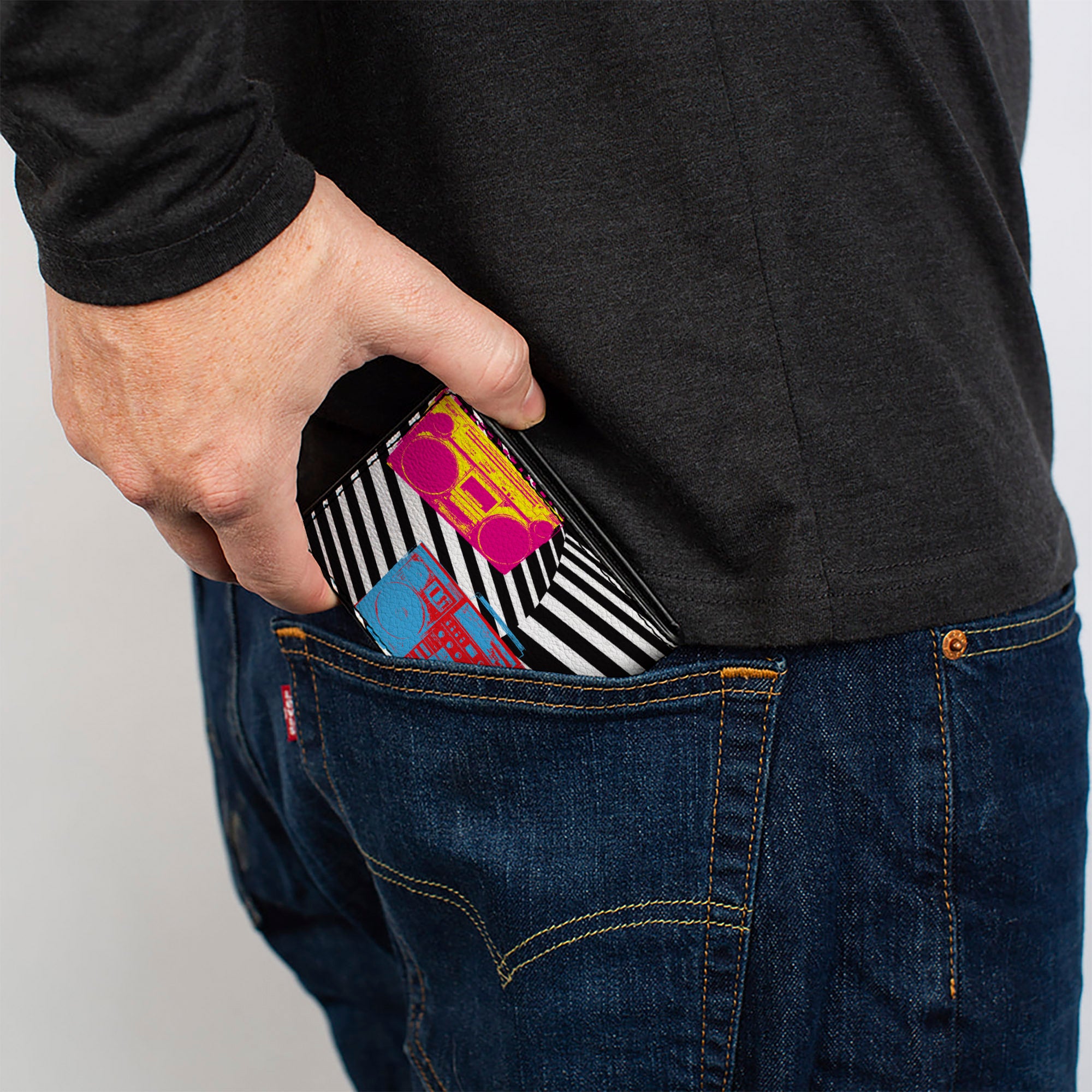 Bi-Fold Wallet - Eighties Boomboxes