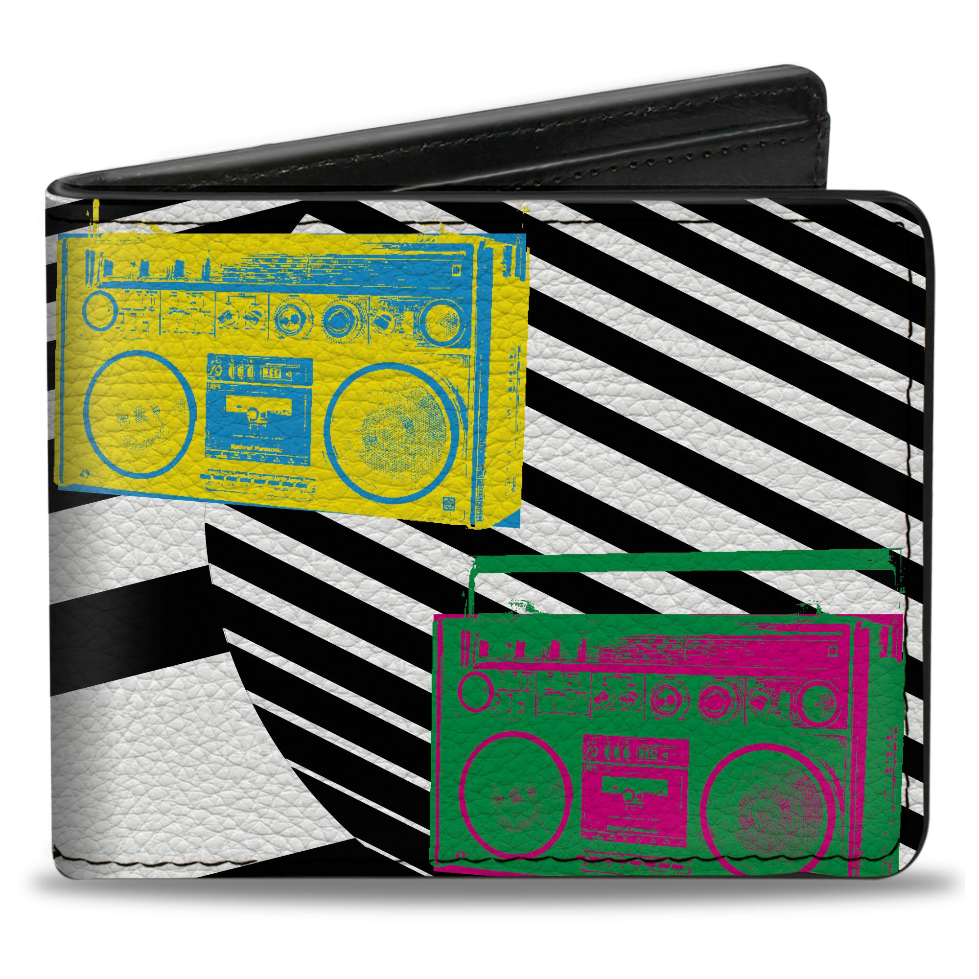 Bi-Fold Wallet - Eighties Boomboxes