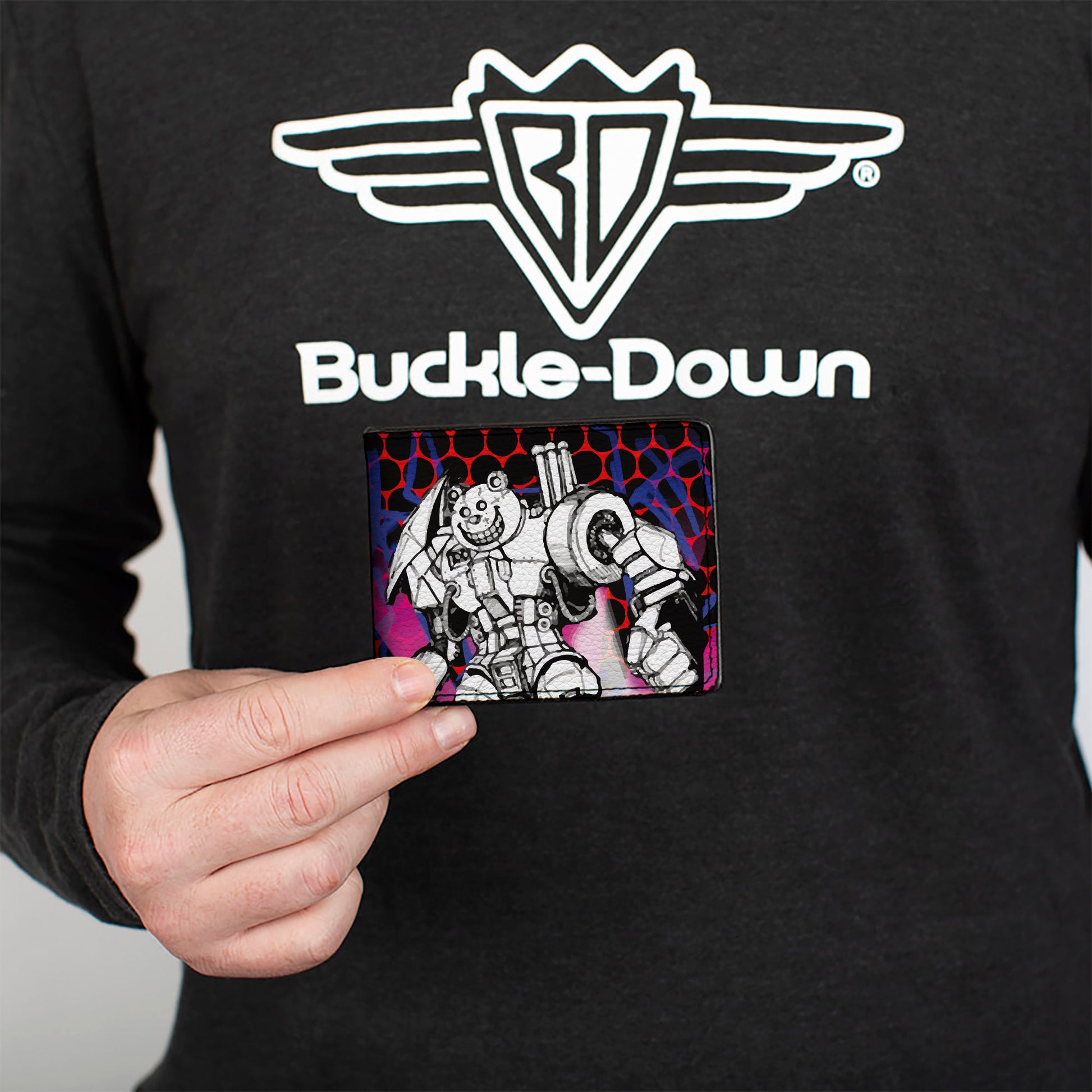 Bi-Fold Wallet - Evoke 2 RoboBear Bi-Fold Wallets Buckle-Down