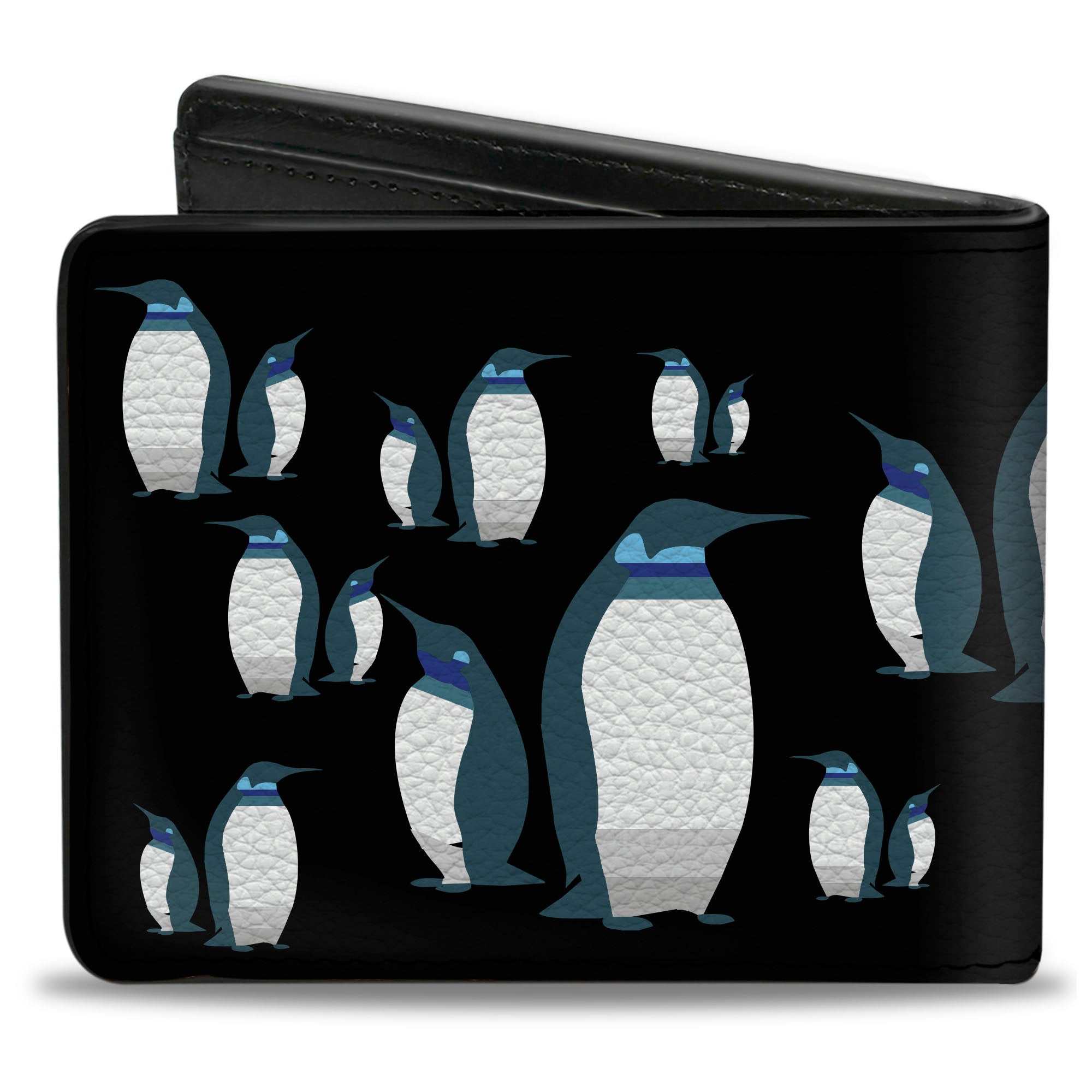 Bi-Fold Wallet - Emperor Penguins Gray Blues Bi-Fold Wallets Buckle-Down