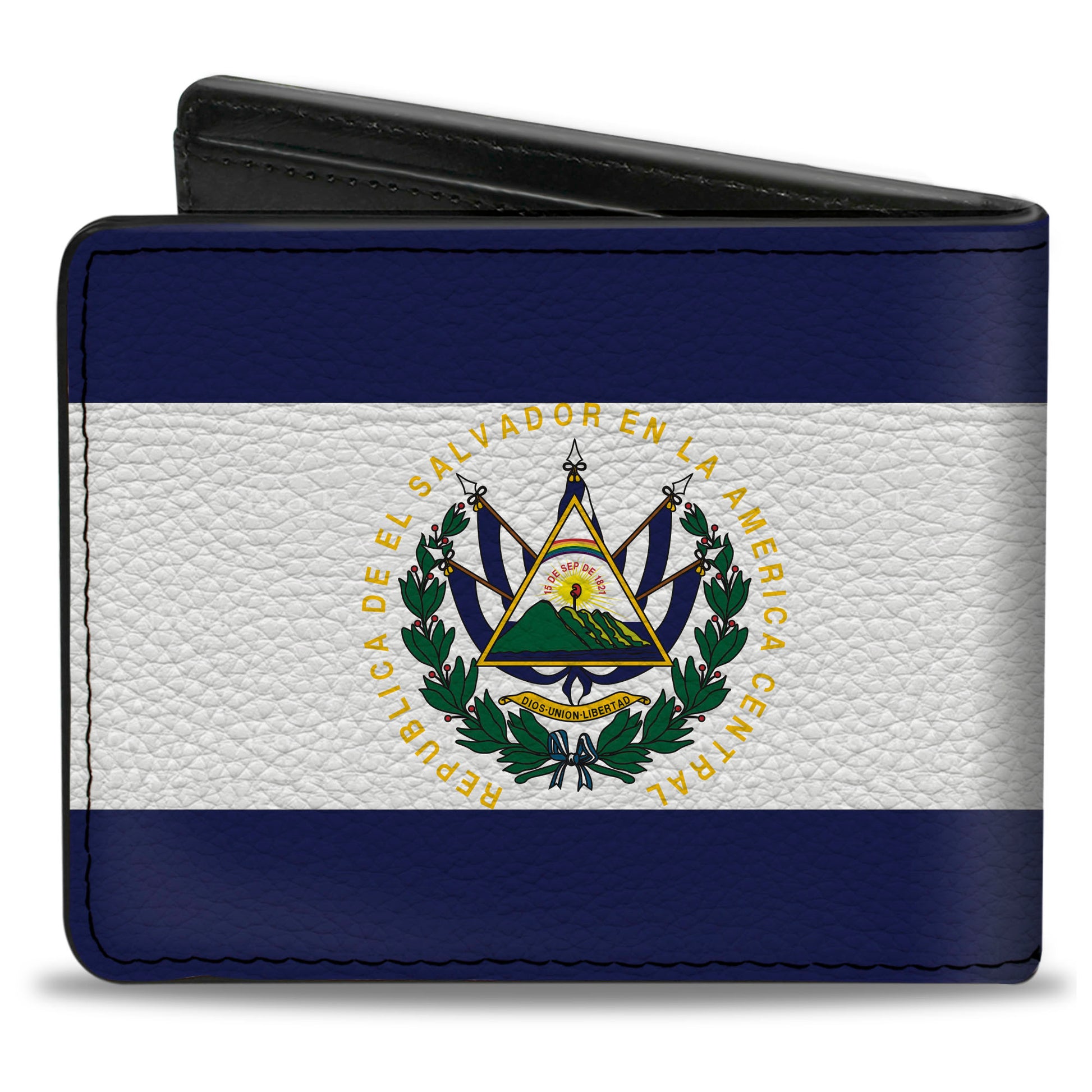 Bi-Fold Wallet - El Salvador Flag Bi-Fold Wallets Buckle-Down