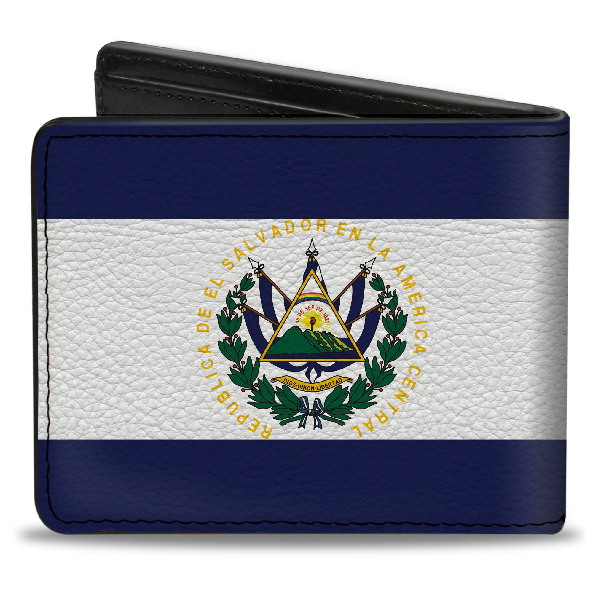 Bi-Fold Wallet - El Salvador Flag Bi-Fold Wallets Buckle-Down