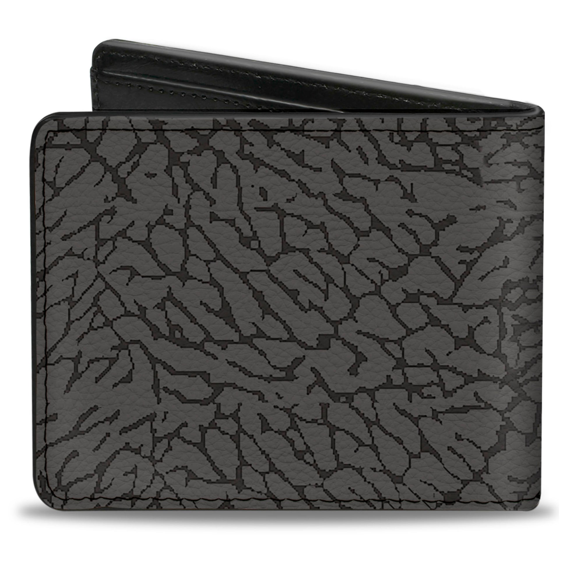 Bi-Fold Wallet - Elephant Crackle Grays Bi-Fold Wallets Buckle-Down