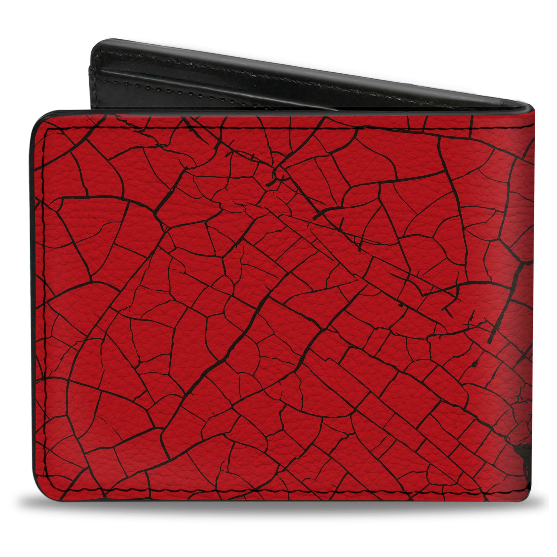 Bi-Fold Wallet - Elephant Crackle Red Bi-Fold Wallets Buckle-Down