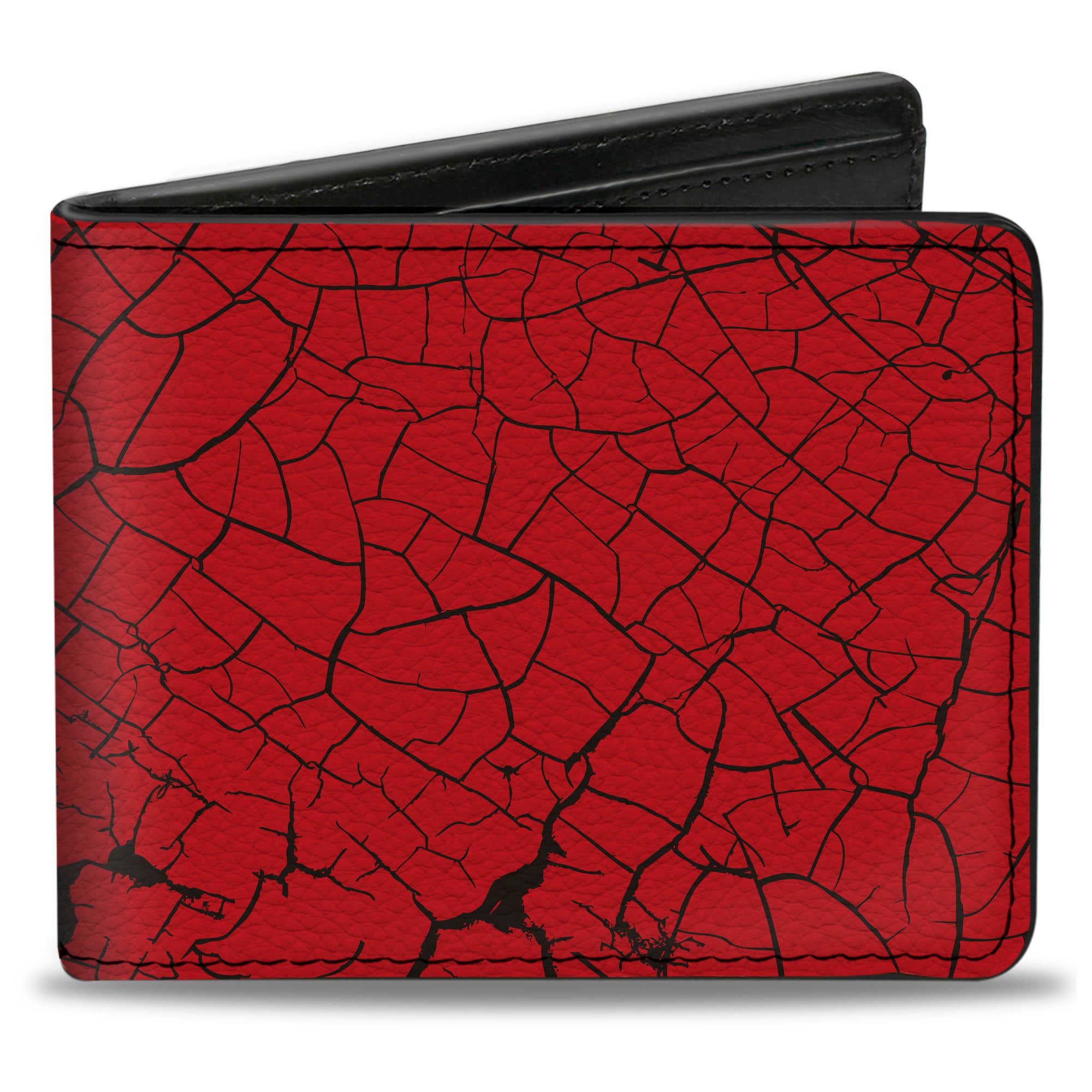 Bi-Fold Wallet - Elephant Crackle Red Bi-Fold Wallets Buckle-Down