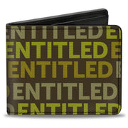 Bi-Fold Wallet - ENTITLED Tonal Greens Bi-Fold Wallets Buckle-Down