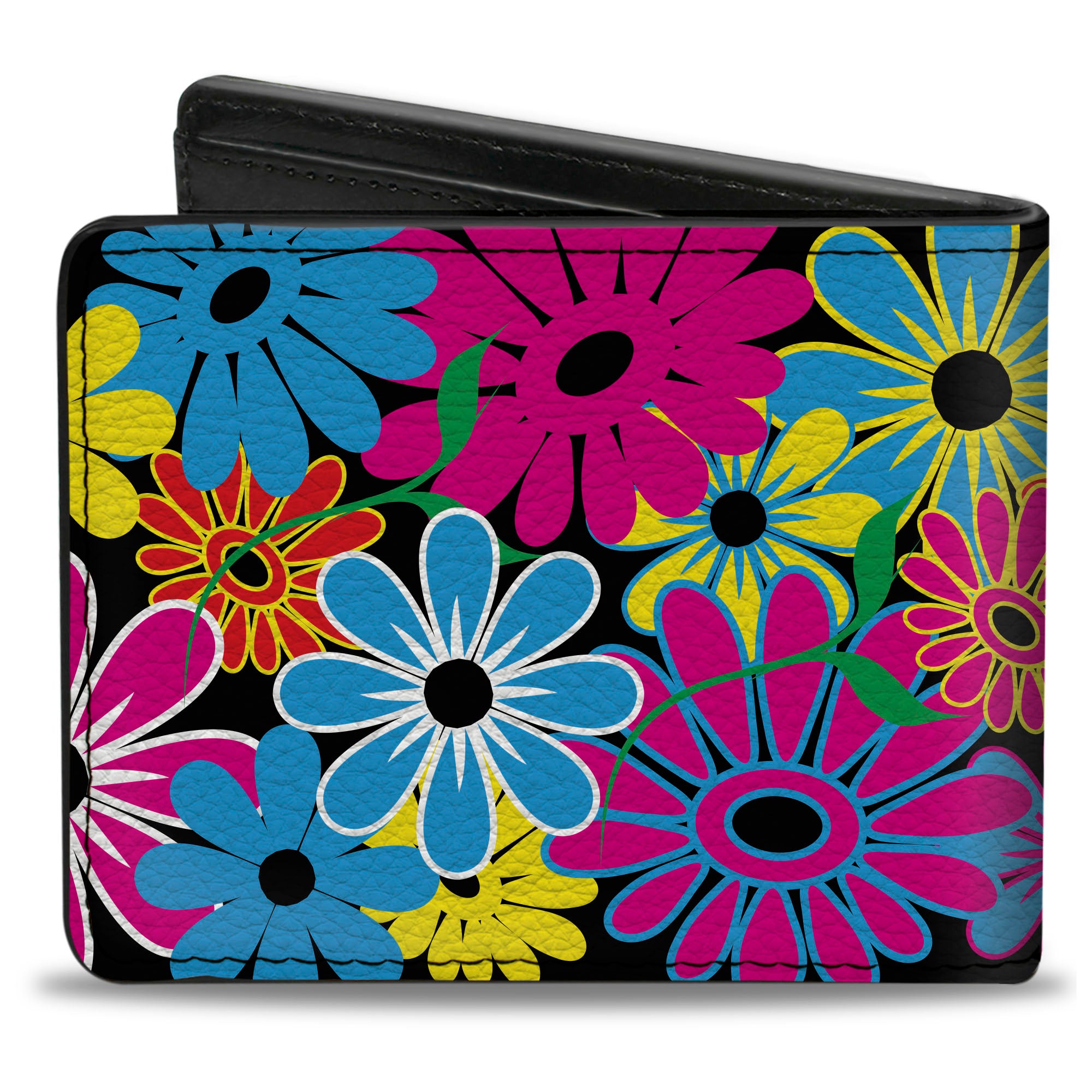 Bi-Fold Wallet - Flower Blossom Bi-Fold Wallets Buckle-Down