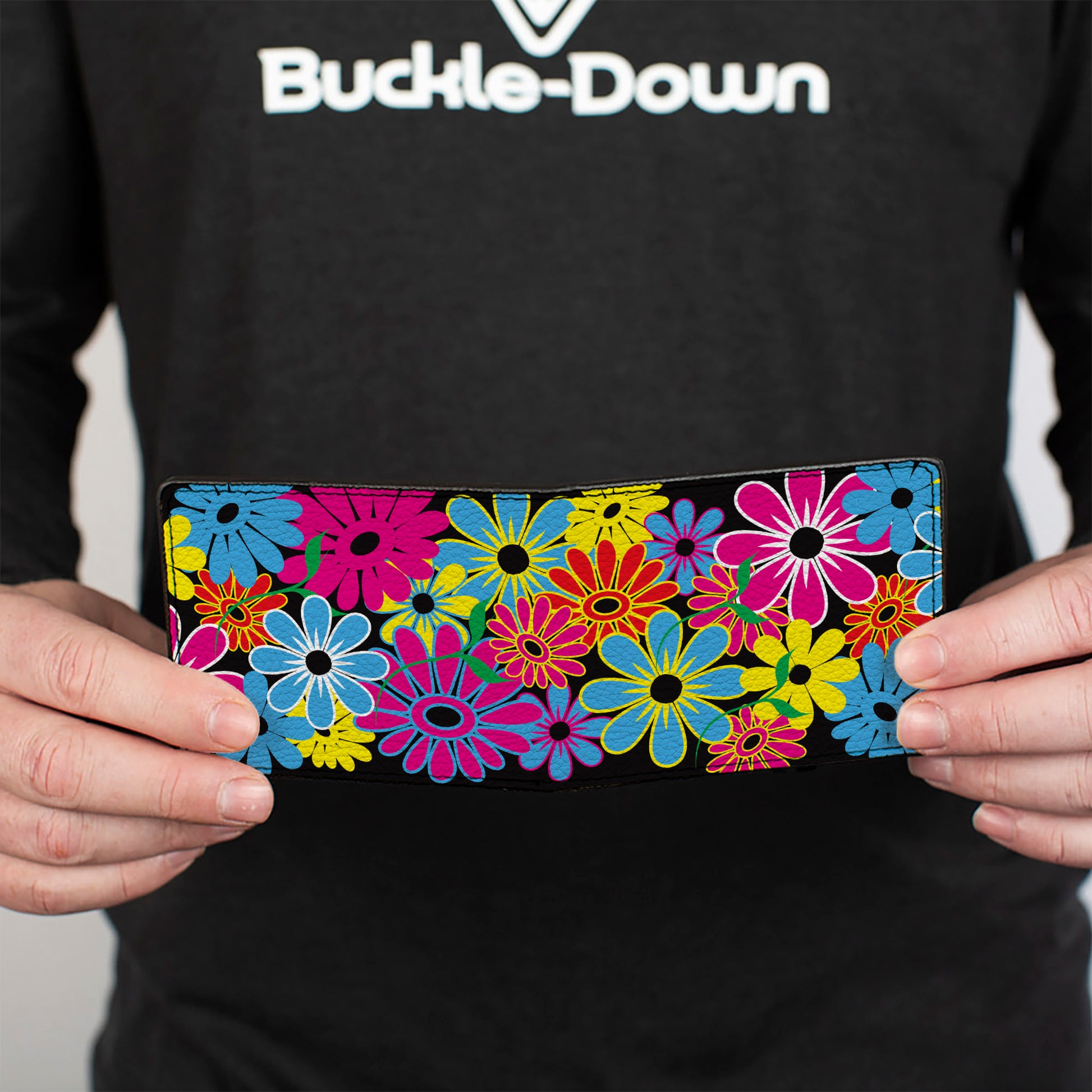 Bi-Fold Wallet - Flower Blossom Bi-Fold Wallets Buckle-Down
