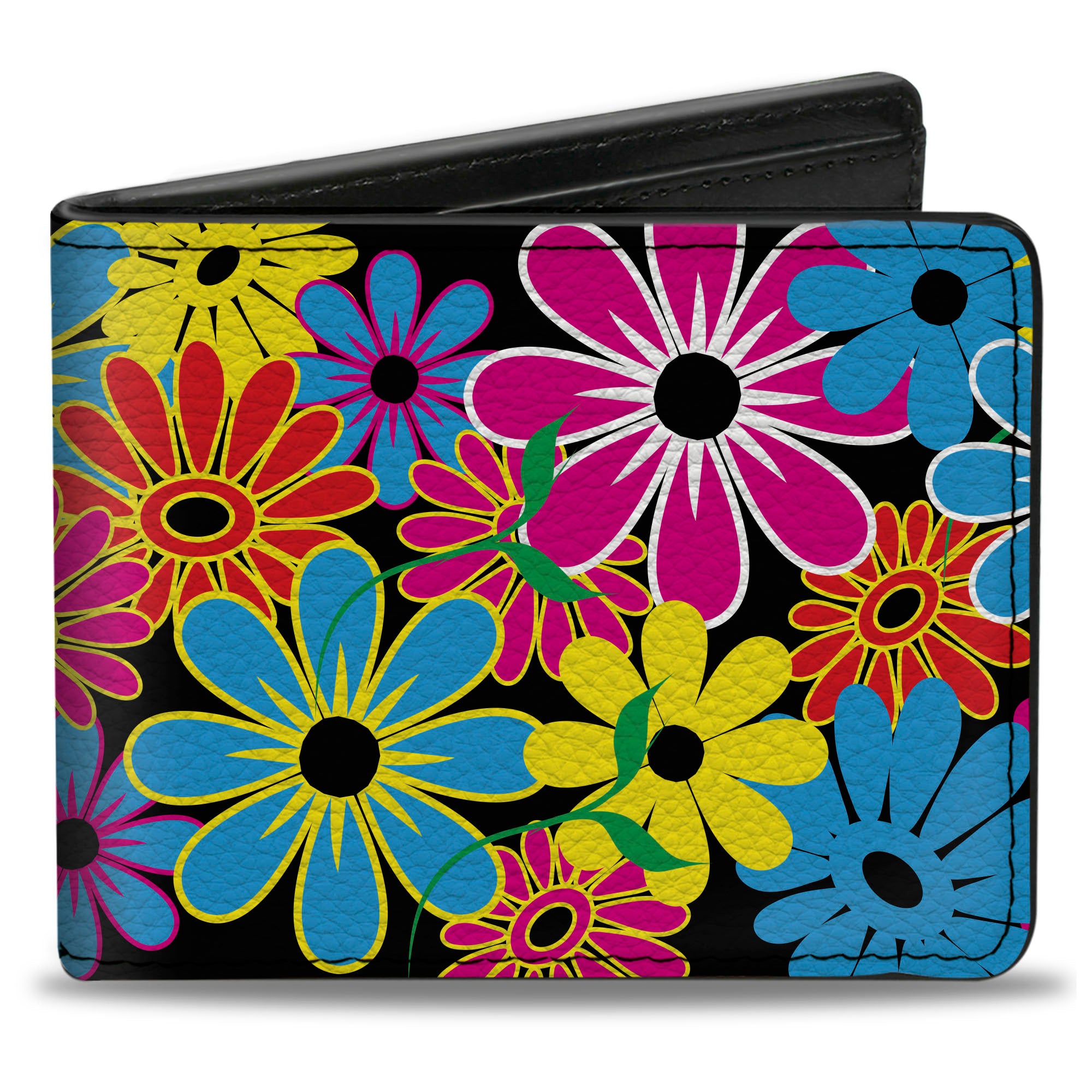 Bi-Fold Wallet - Flower Blossom Bi-Fold Wallets Buckle-Down