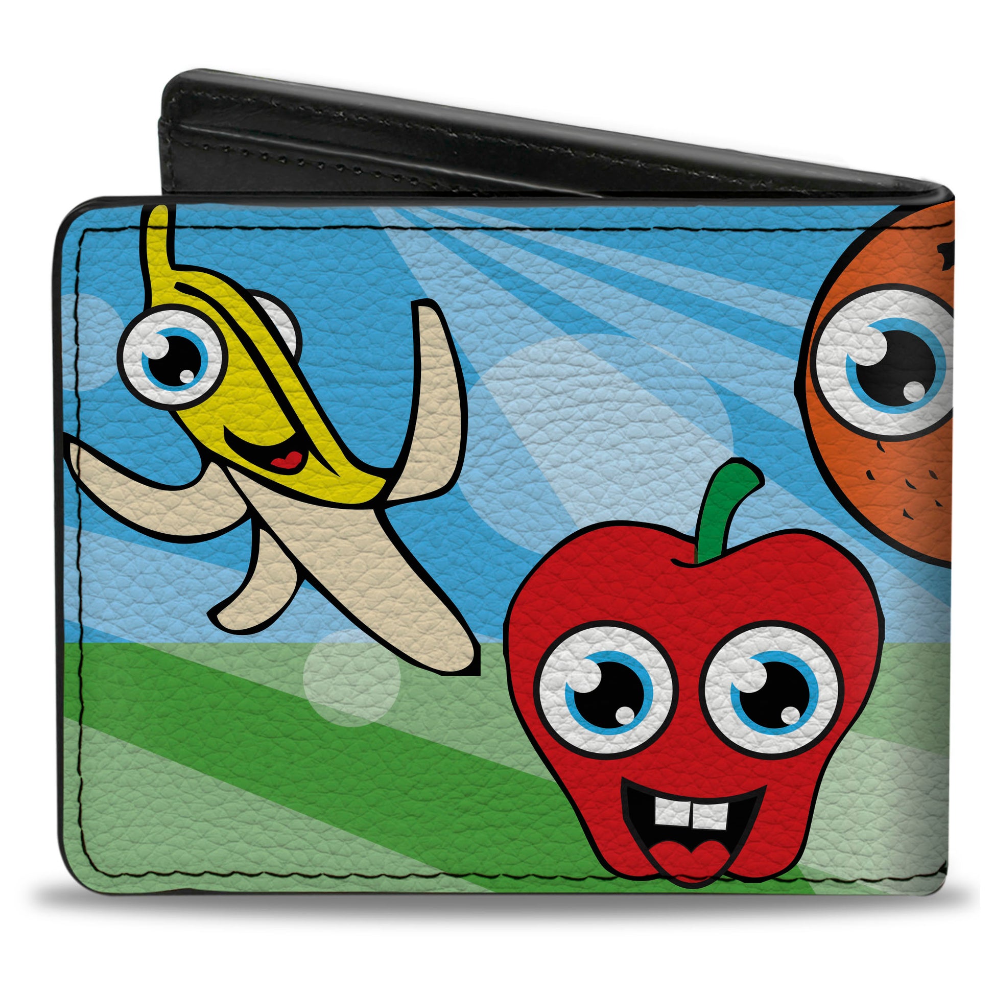Bi-Fold Wallet - Fruit Cartoon Bi-Fold Wallets Buckle-Down