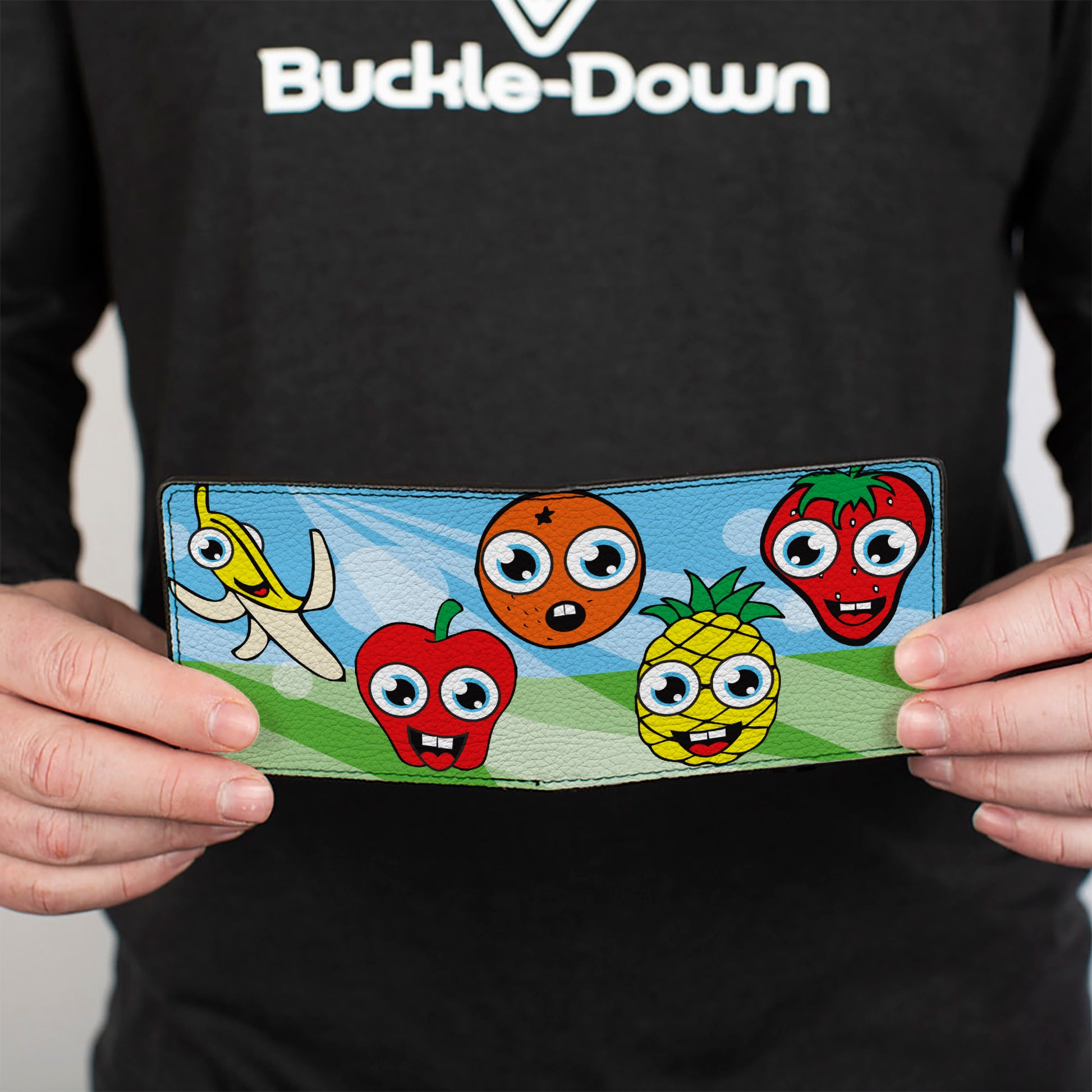 Bi-Fold Wallet - Fruit Cartoon Bi-Fold Wallets Buckle-Down