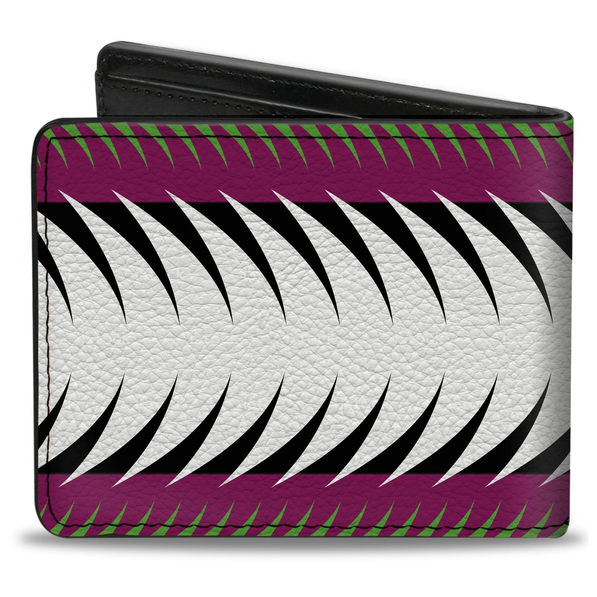 Bi-Fold Wallet - Fish Tail Fuchsia Black White Bi-Fold Wallets Buckle-Down