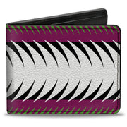 Bi-Fold Wallet - Fish Tail Fuchsia Black White Bi-Fold Wallets Buckle-Down