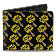 Bi-Fold Wallet - Fist Pump Black Yellow Bi-Fold Wallets Buckle-Down