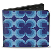 Bi-Fold Wallet - Four Dot Gradient Royal Blues Bi-Fold Wallets Buckle-Down