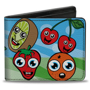 Bi-Fold Wallet - Fruit Cartoon2 Bi-Fold Wallets Buckle-Down