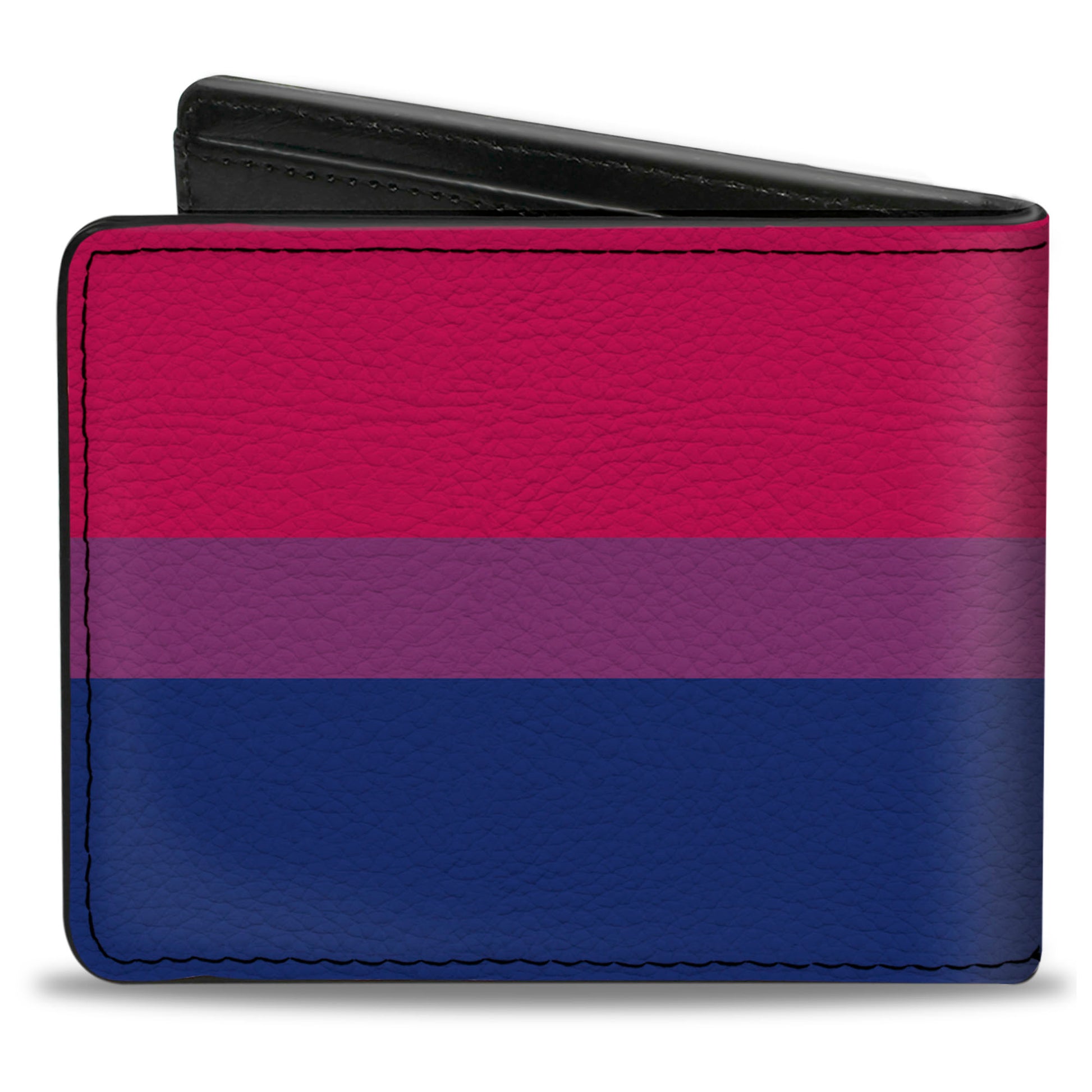 Bi-Fold Wallet - Flag Bisexual Pink Purple Blue Bi-Fold Wallets Buckle-Down