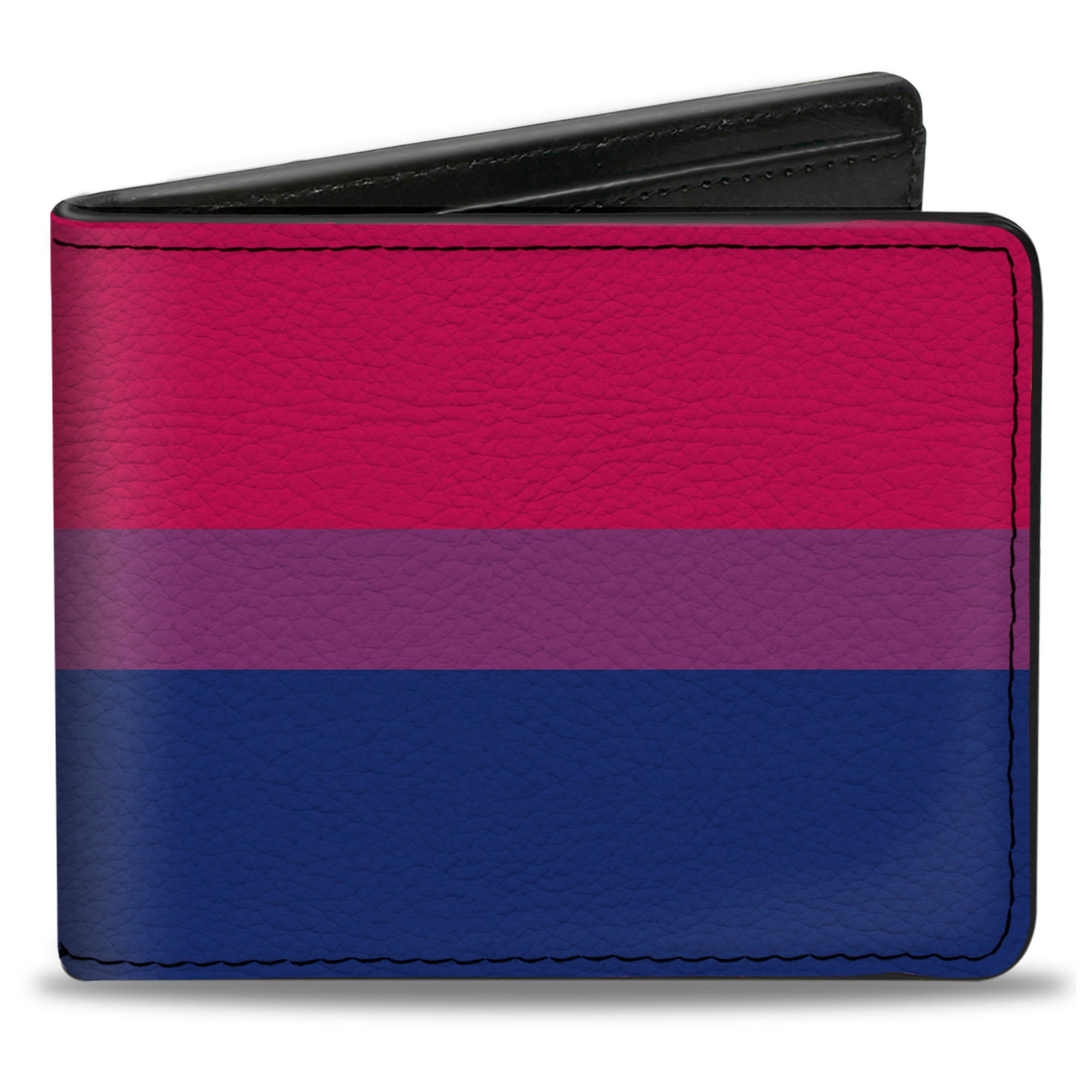 Bi-Fold Wallet - Flag Bisexual Pink Purple Blue Bi-Fold Wallets Buckle-Down