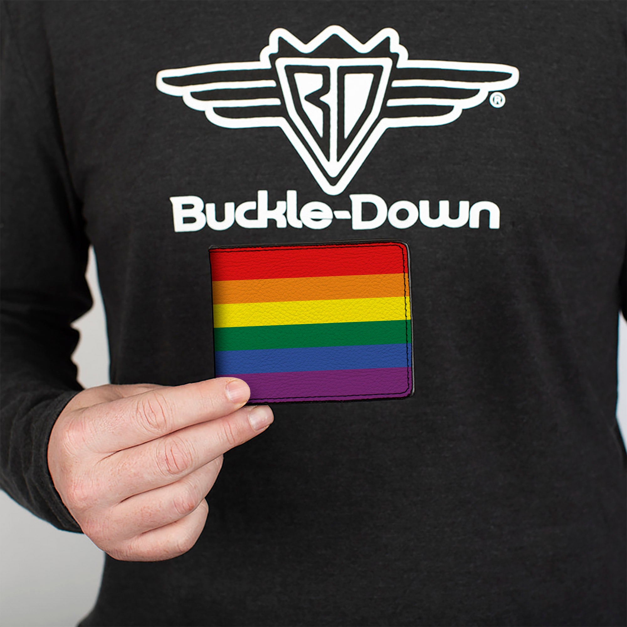 Bi-Fold Wallet - Flag Pride Rainbow