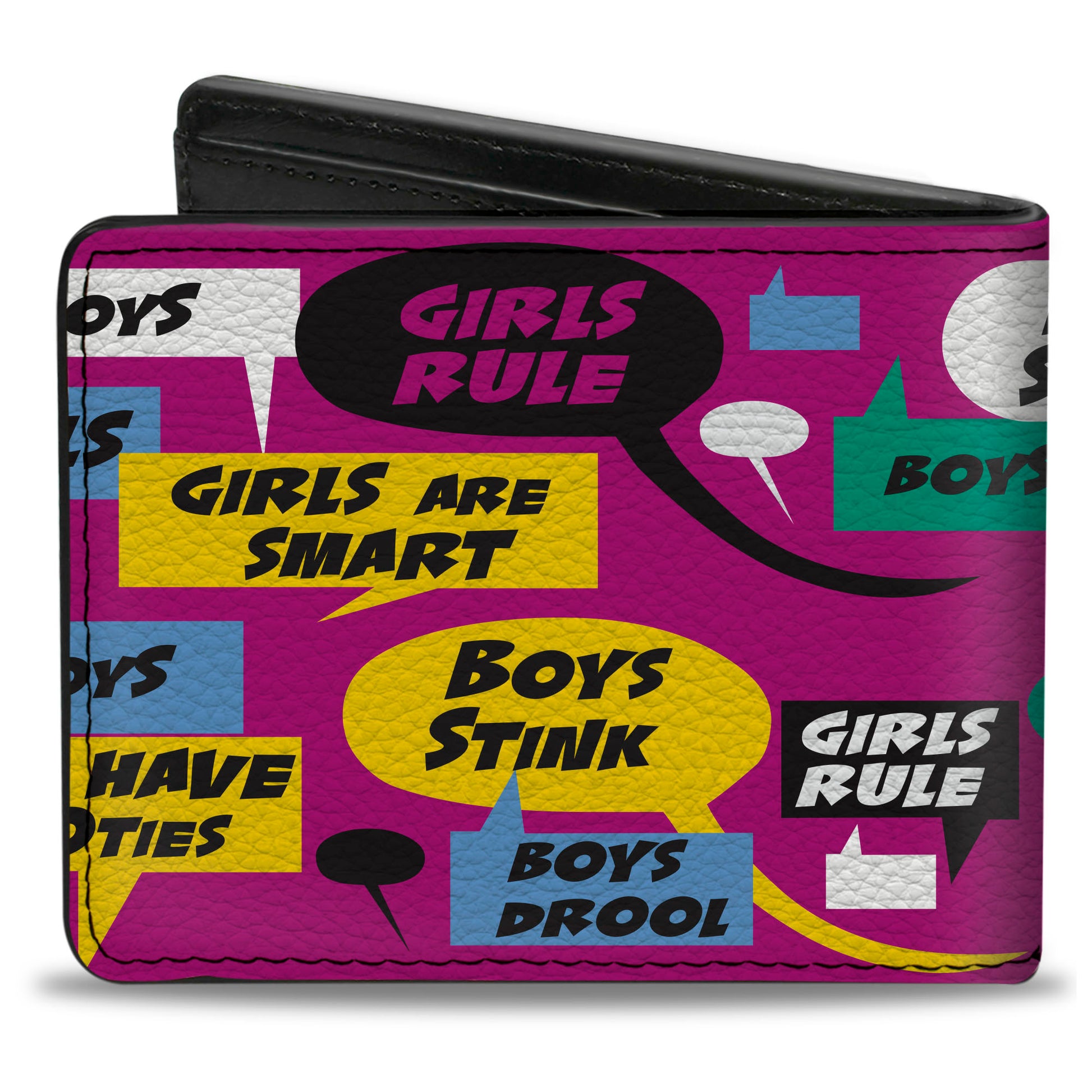 Bi-Fold Wallet - Girls Rule Bubbles Bi-Fold Wallets Buckle-Down