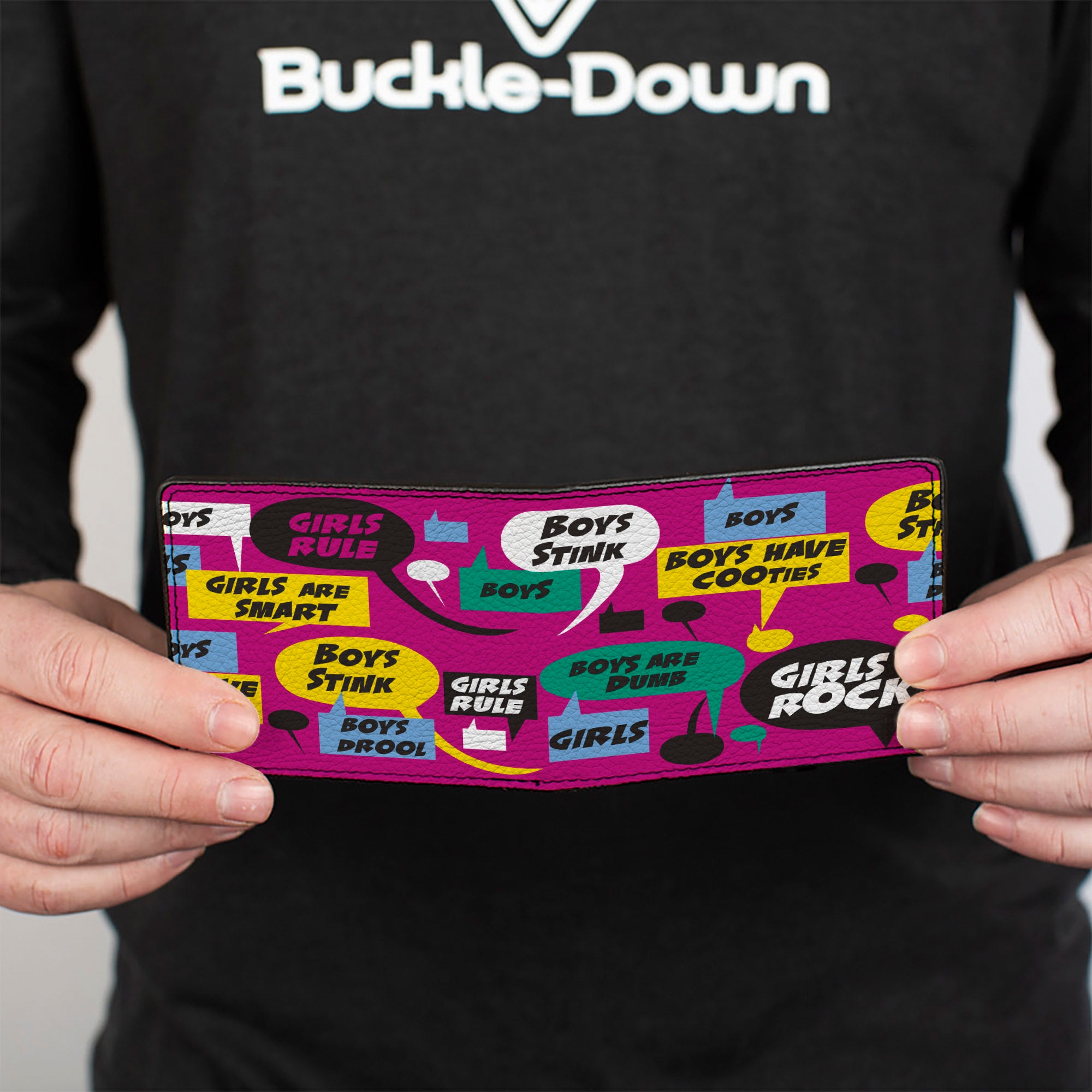 Bi-Fold Wallet - Girls Rule Bubbles Bi-Fold Wallets Buckle-Down