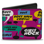 Bi-Fold Wallet - Girls Rule Bubbles Bi-Fold Wallets Buckle-Down