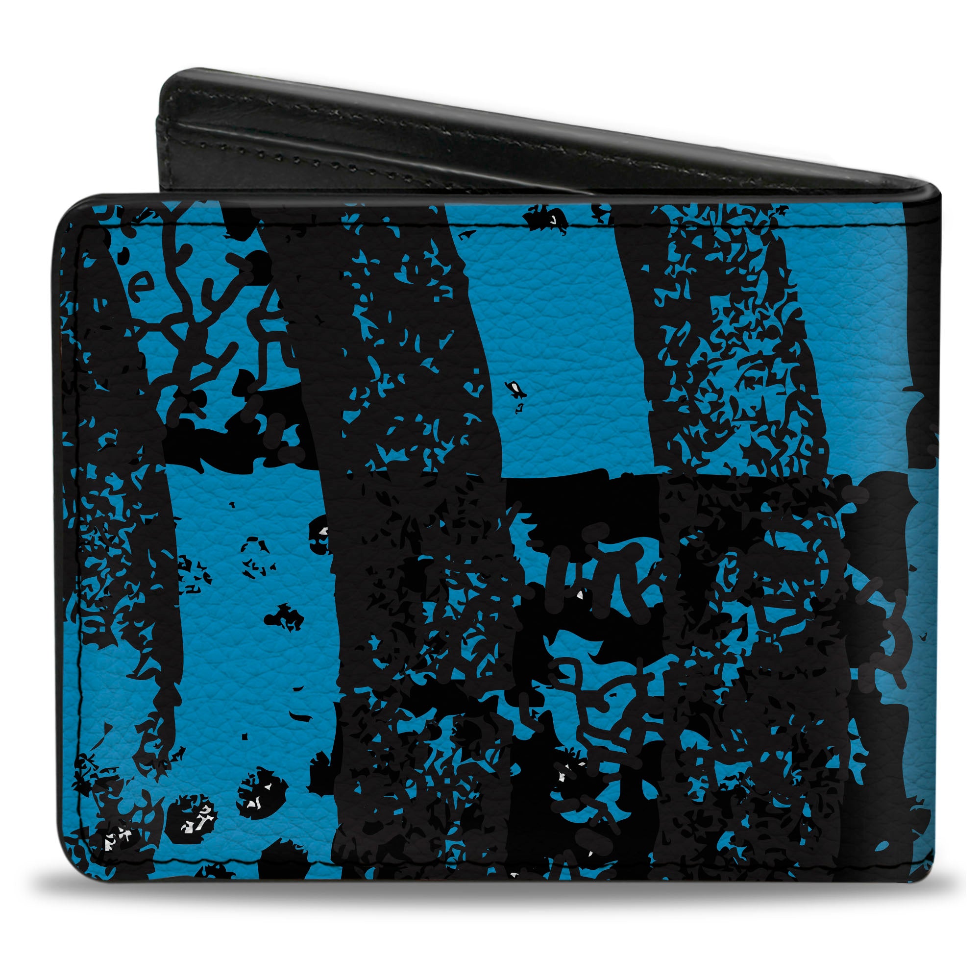 Bi-Fold Wallet - Grunge Chaos Blue Bi-Fold Wallets Buckle-Down