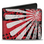 Bi-Fold Wallet - Grunge Chaos Red Bi-Fold Wallets Buckle-Down