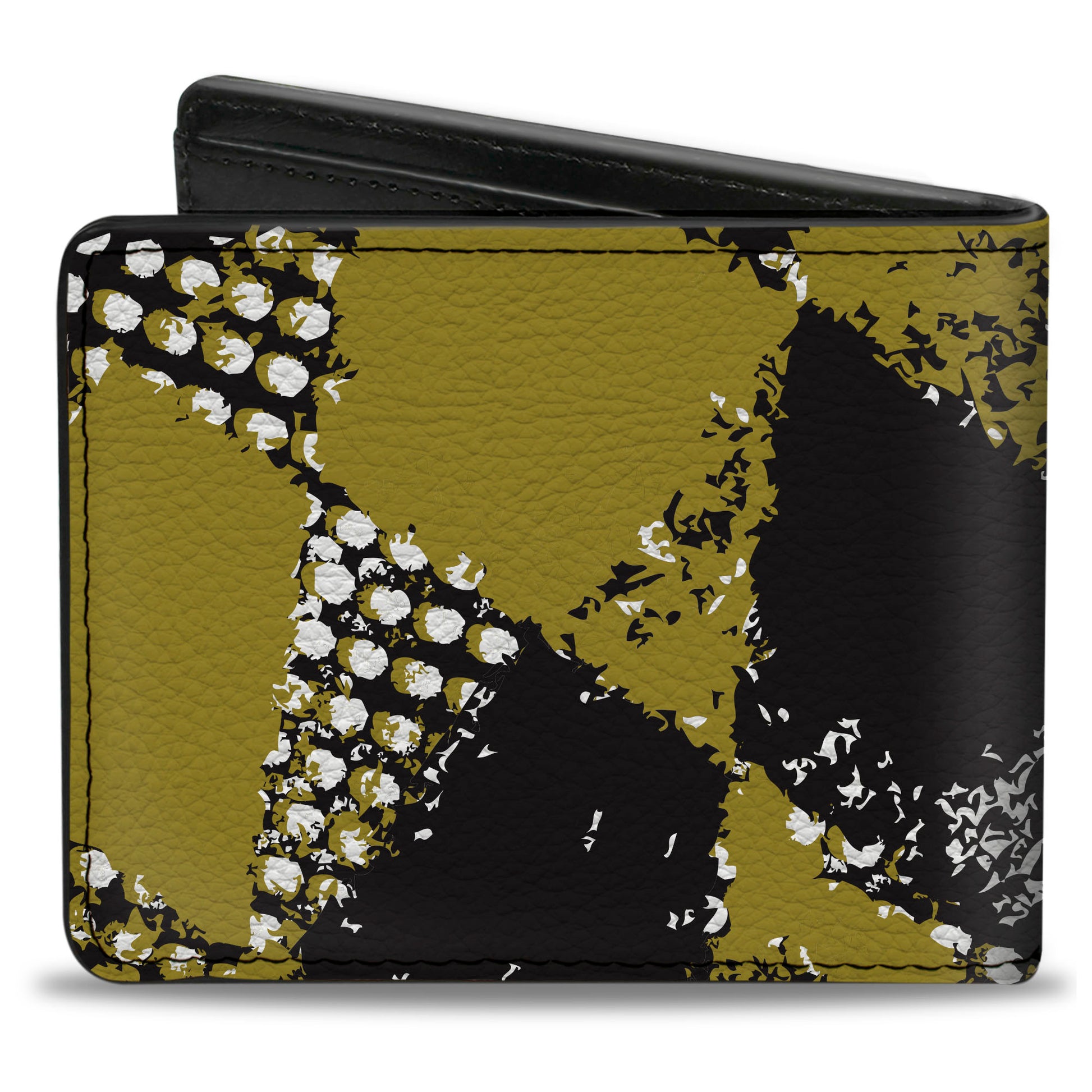 Bi-Fold Wallet - Grunge Checker Flag Green Bi-Fold Wallets Buckle-Down