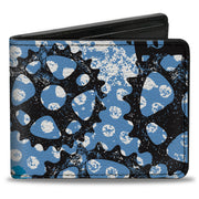 Bi-Fold Wallet - Grunge Gears Blue Bi-Fold Wallets Buckle-Down