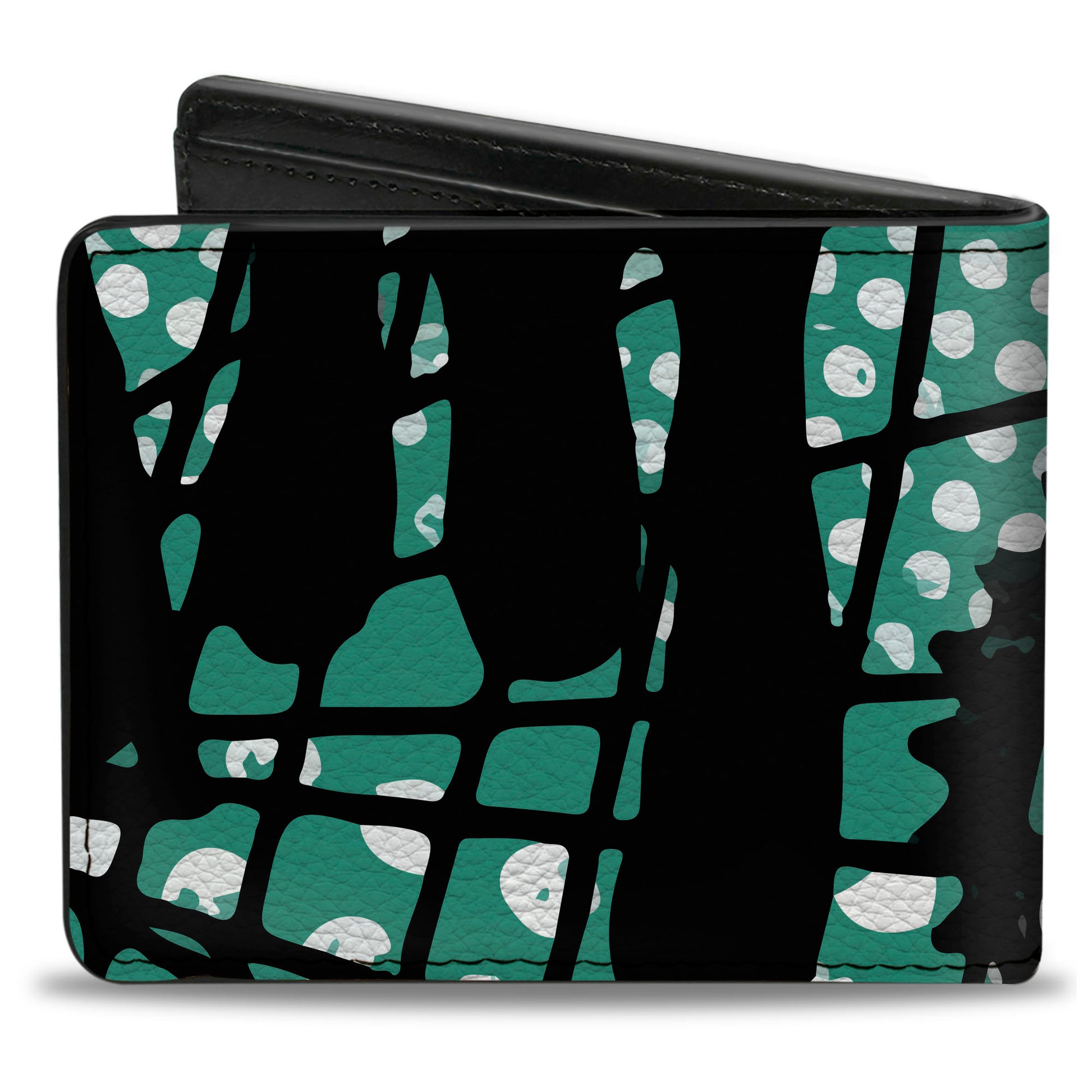 Bi-Fold Wallet - Grunge Gears Green Bi-Fold Wallets Buckle-Down