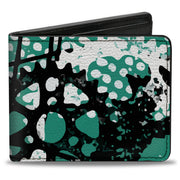 Bi-Fold Wallet - Grunge Gears Green Bi-Fold Wallets Buckle-Down