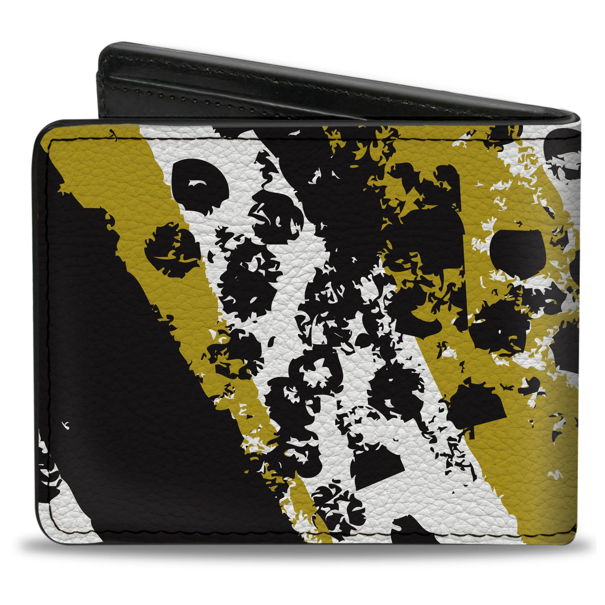 Bi-Fold Wallet - Grunge Tread Yellow Bi-Fold Wallets Buckle-Down