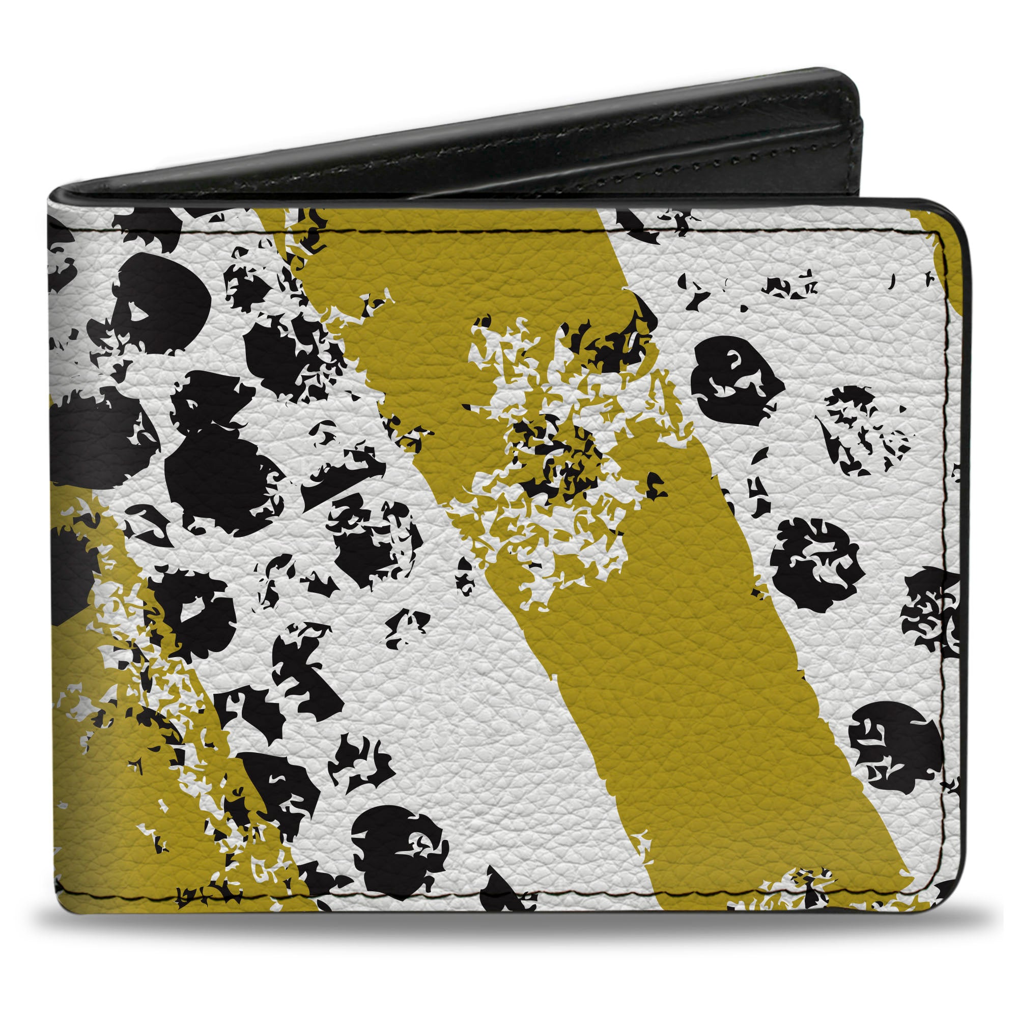 Bi-Fold Wallet - Grunge Tread Yellow Bi-Fold Wallets Buckle-Down