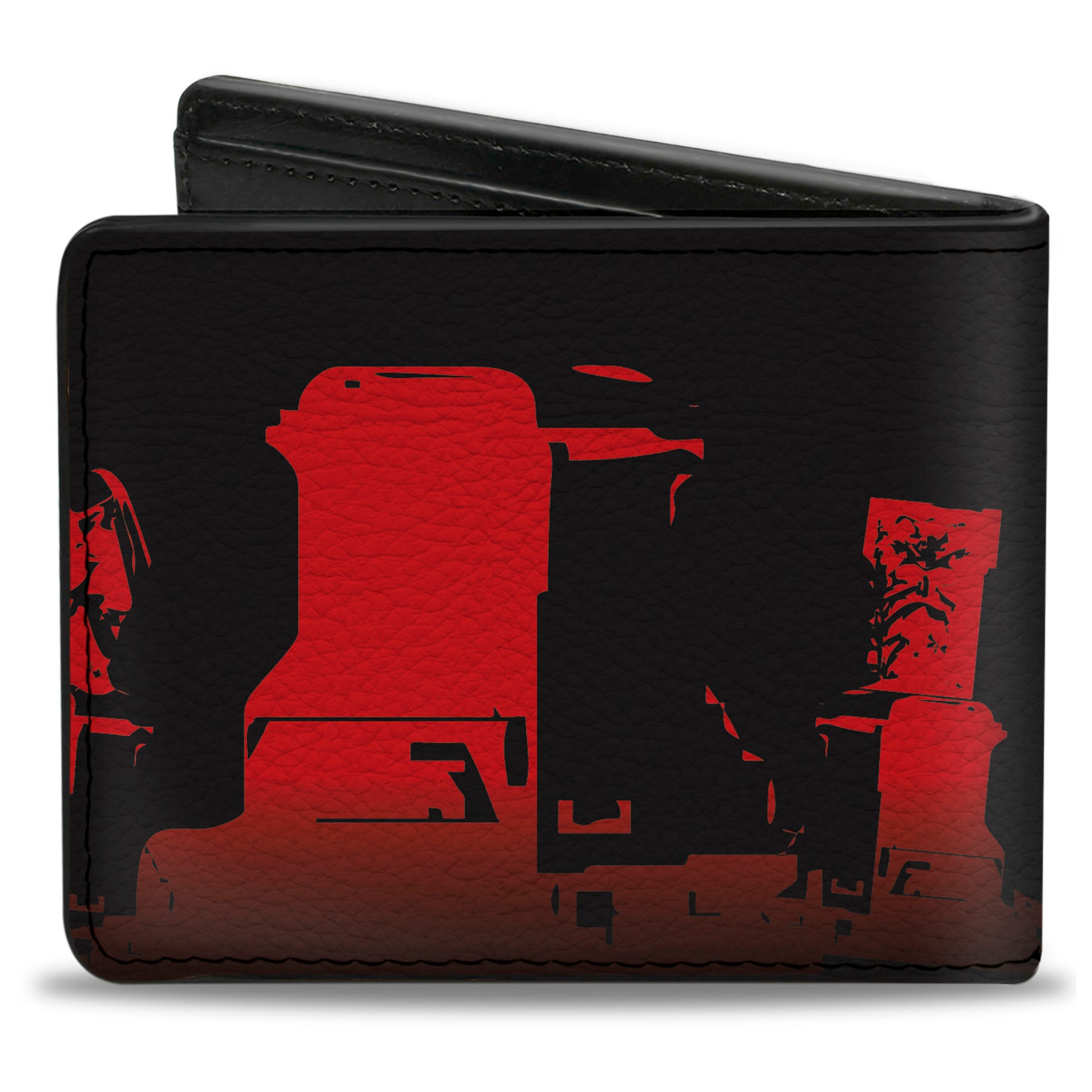 Bi-Fold Wallet - Graveyard Black Red Bi-Fold Wallets Buckle-Down