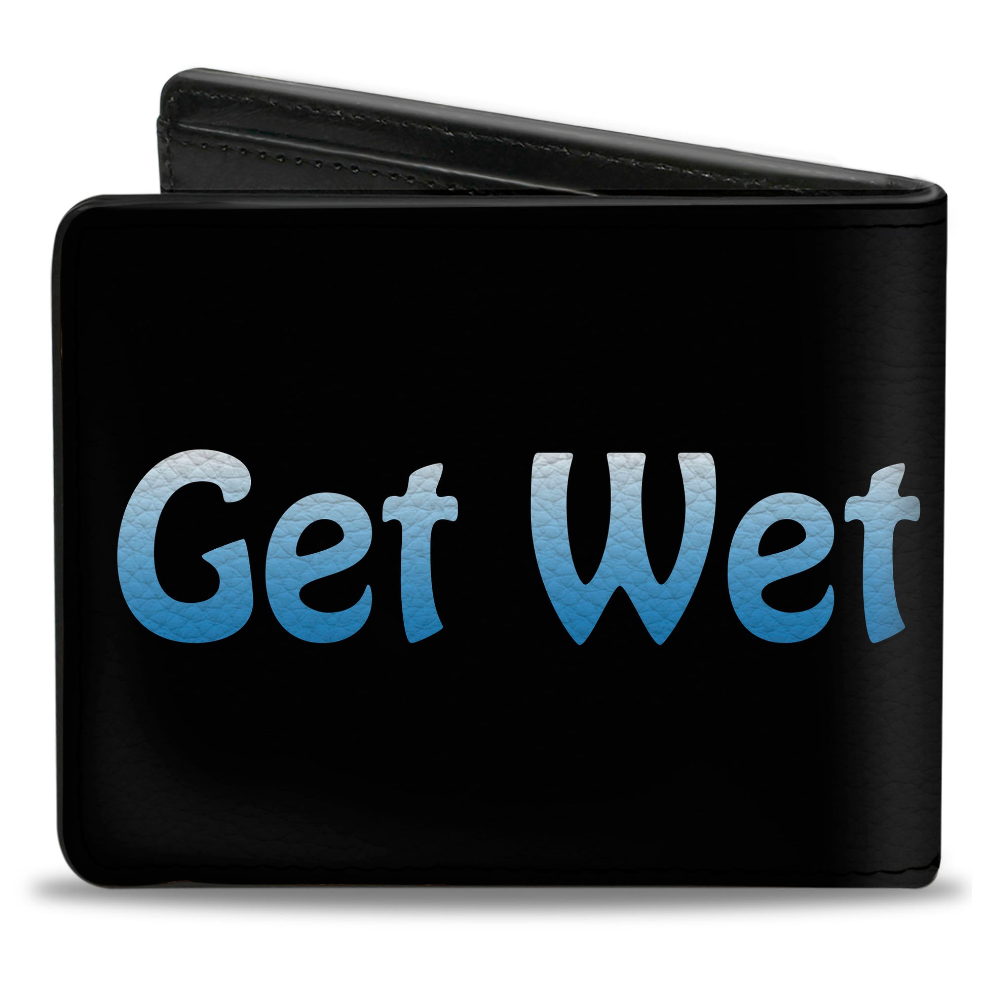 Bi-Fold Wallet - GET WET Black Baby Blue Bi-Fold Wallets Buckle-Down