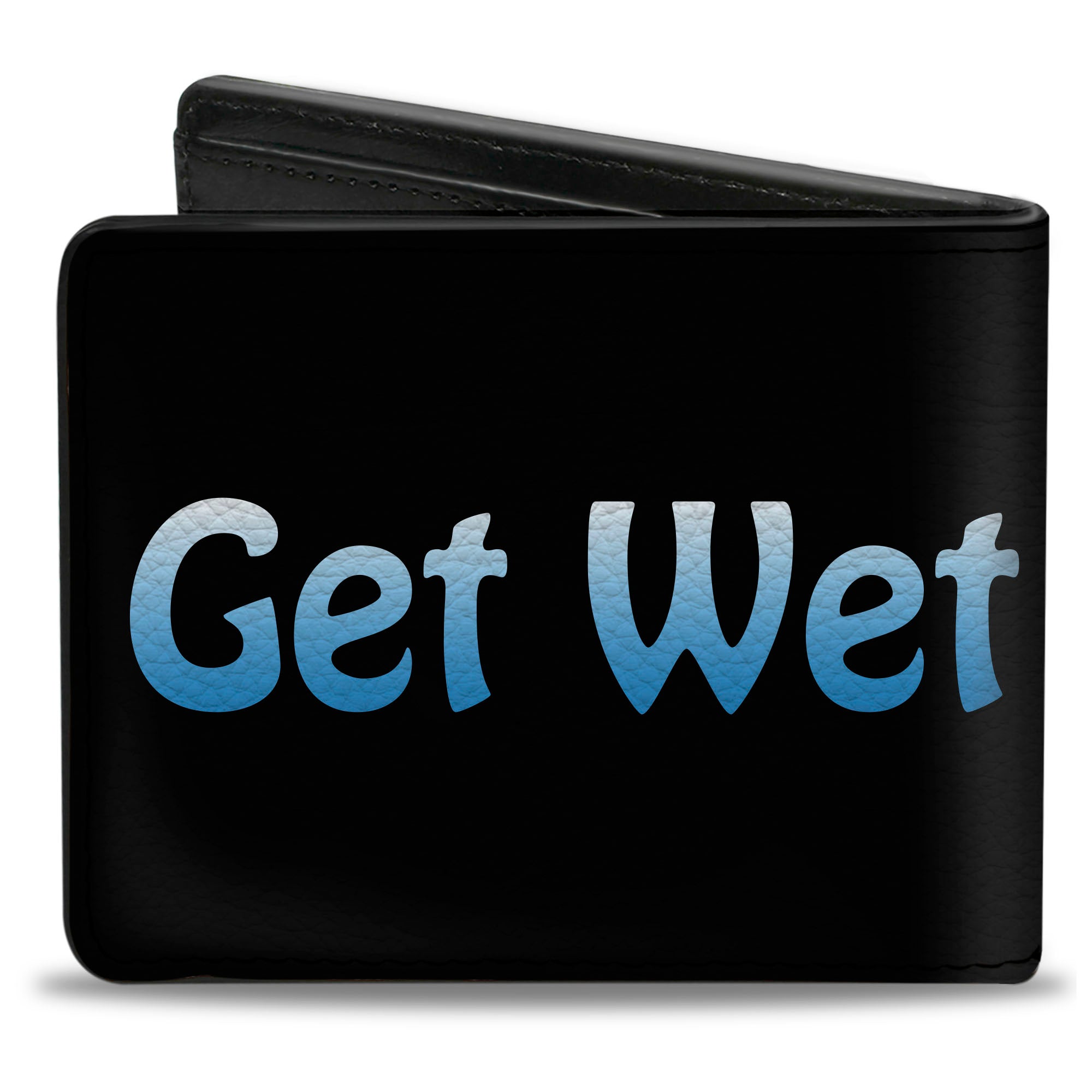Bi-Fold Wallet - GET WET Black Baby Blue Bi-Fold Wallets Buckle-Down