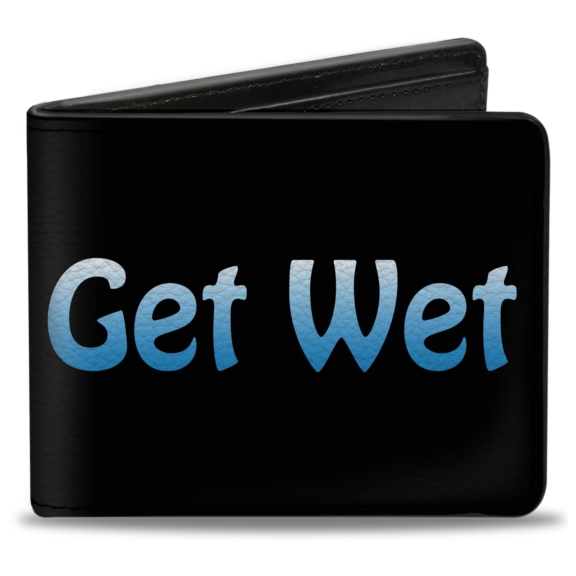 Bi-Fold Wallet - GET WET Black Baby Blue Bi-Fold Wallets Buckle-Down