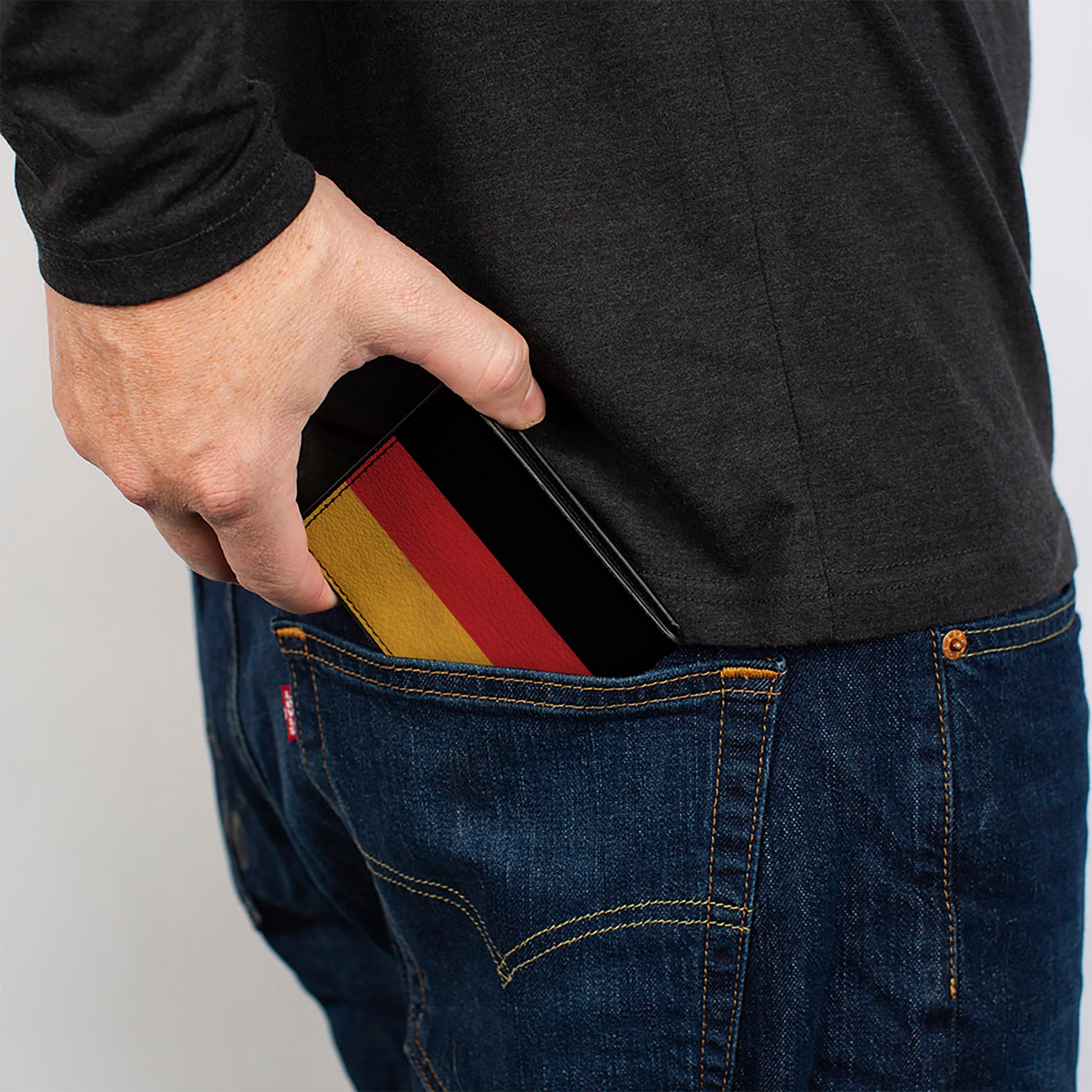 Bi-Fold Wallet - Germany Flag Weathered Bi-Fold Wallets Buckle-Down