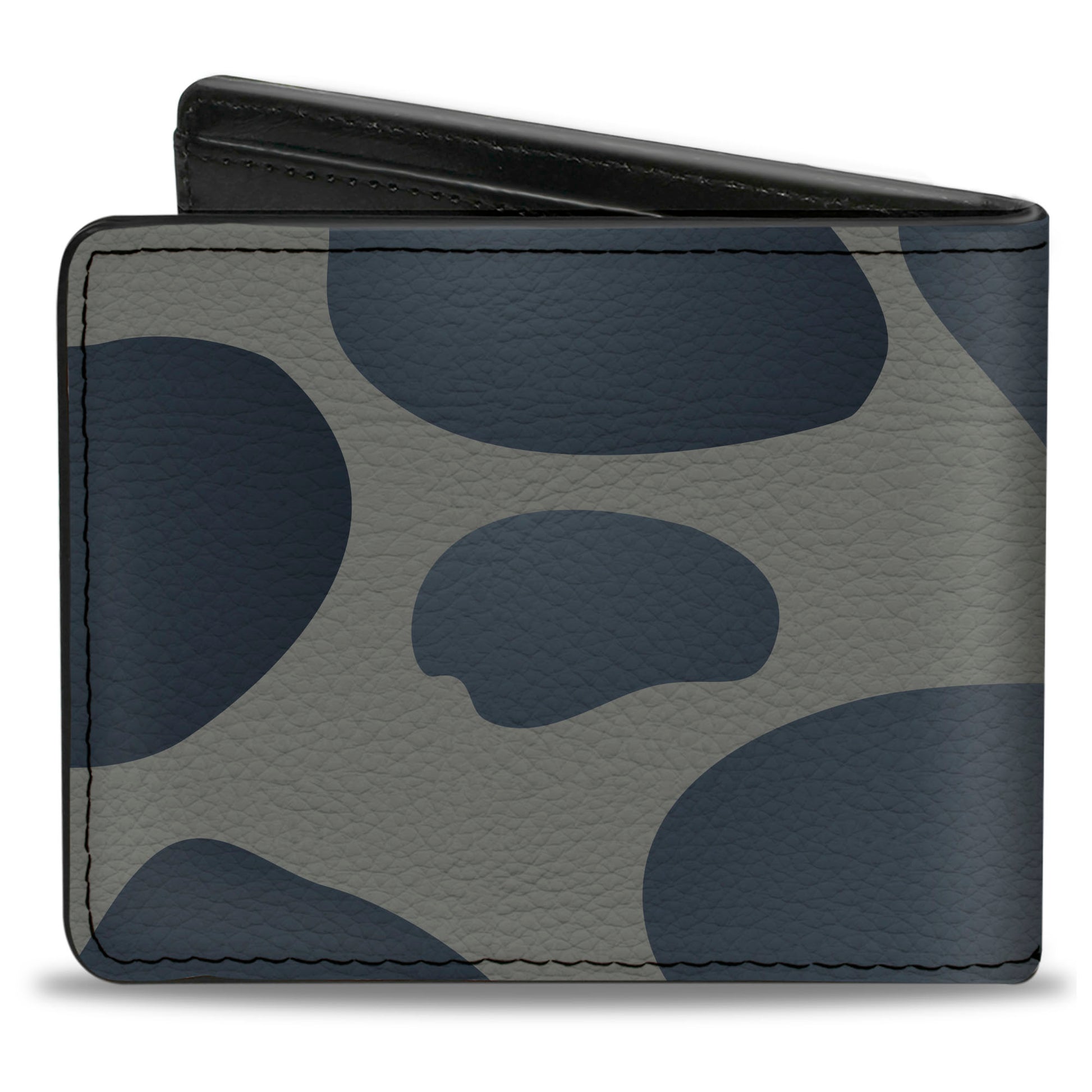 Bi-Fold Wallet - Giraffe Spots Gray Charcoal Bi-Fold Wallets Buckle-Down
