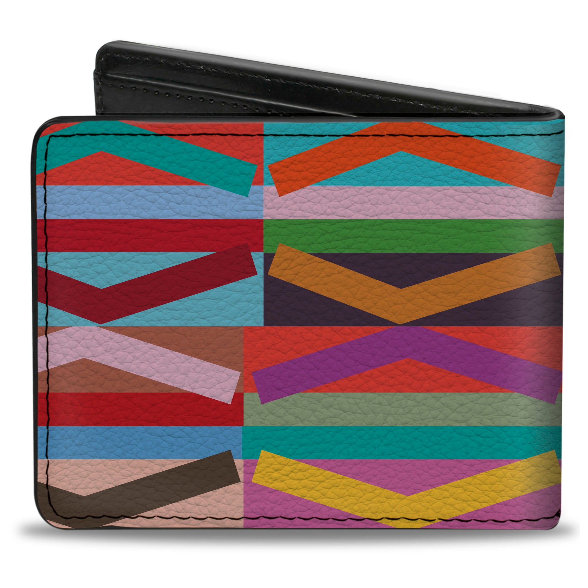 Bi-Fold Wallet - Geometric10 Multi Color Bi-Fold Wallets Buckle-Down